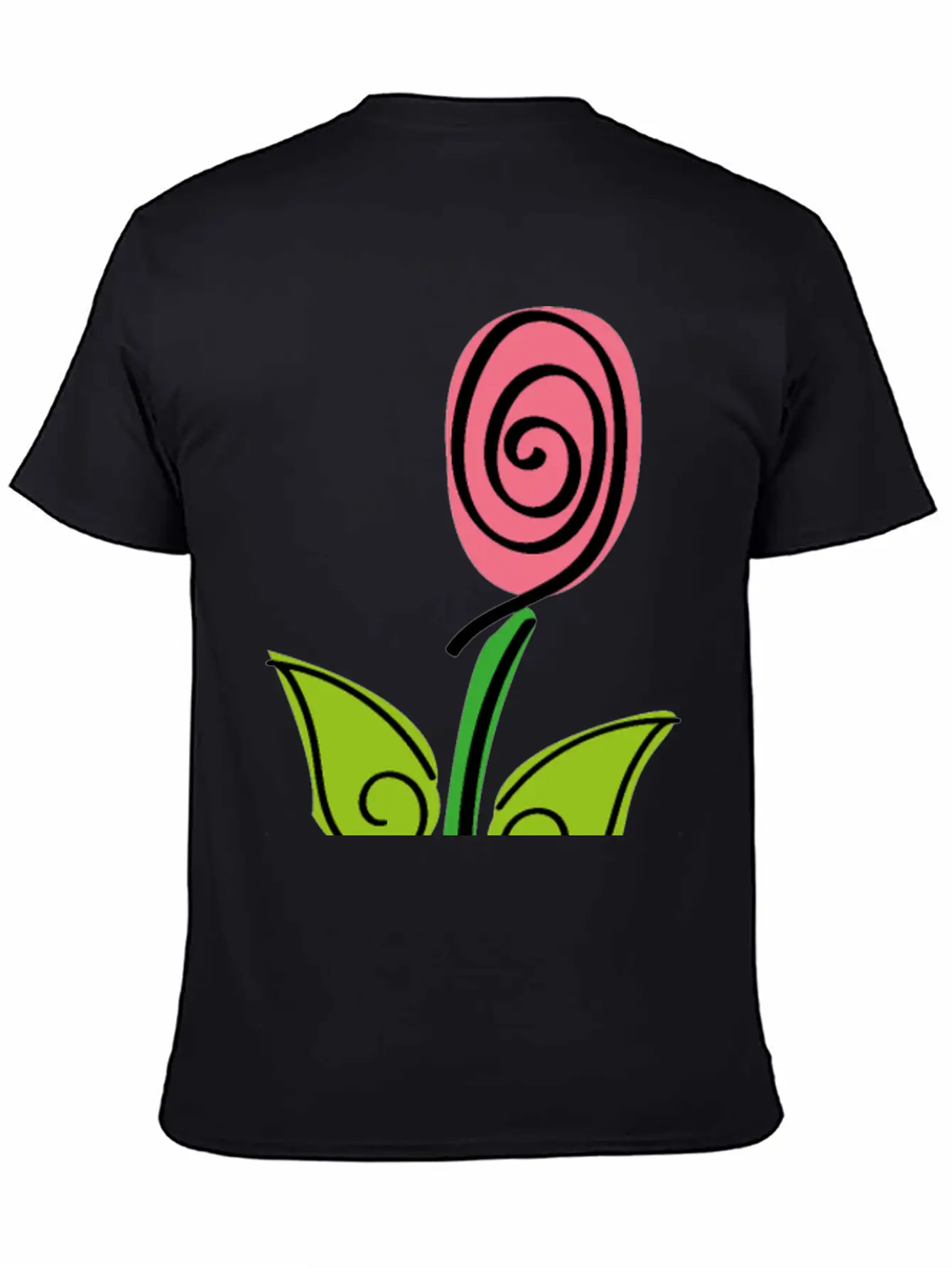 Pink Rose - Roses Flower Digital Brush Classic Cotton Tee – Unisex Comfort For Any Season