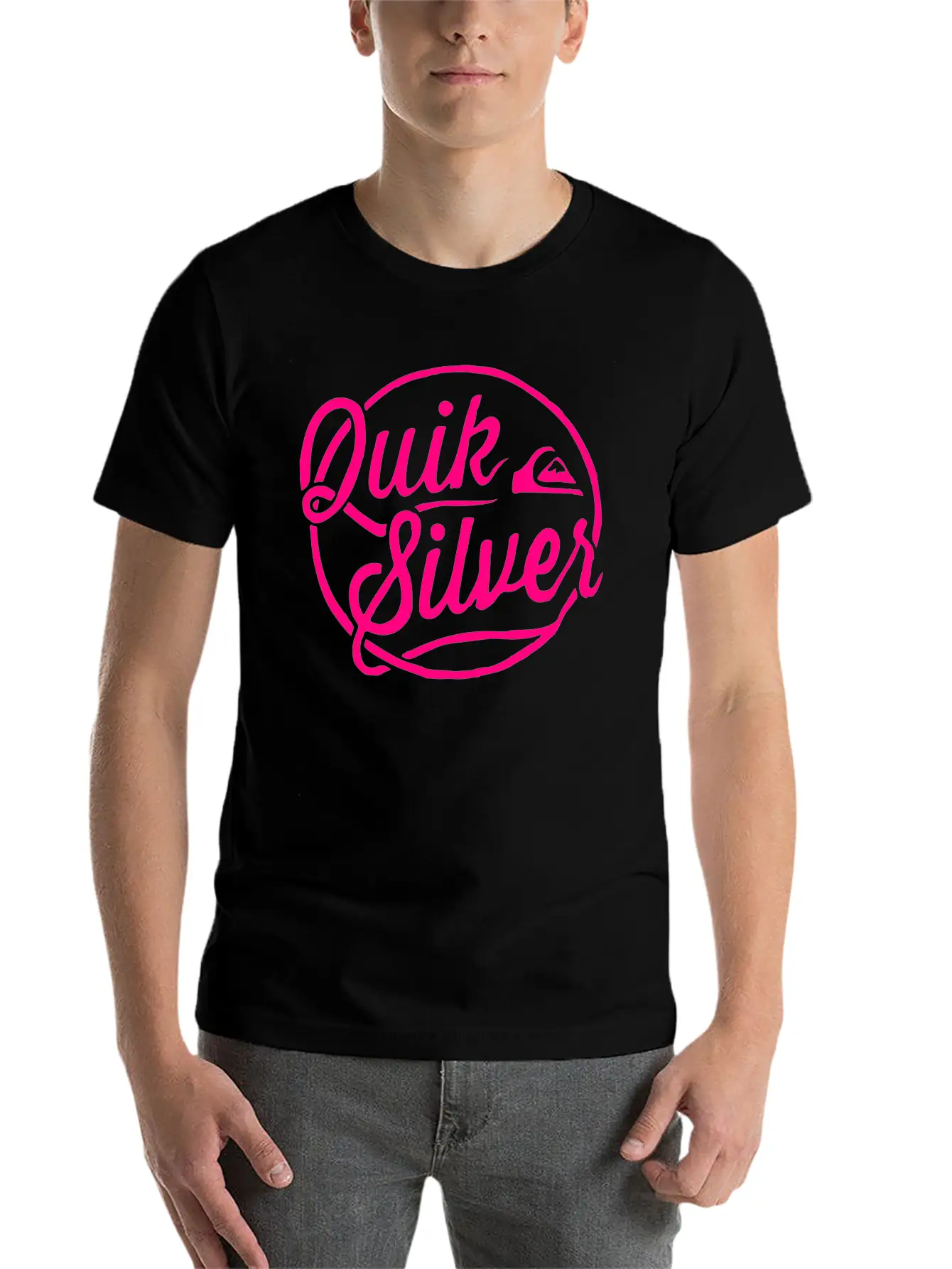 Pinky Quicksilver Unisex Casual T-Shirt – Clean Design For Daily Comfort