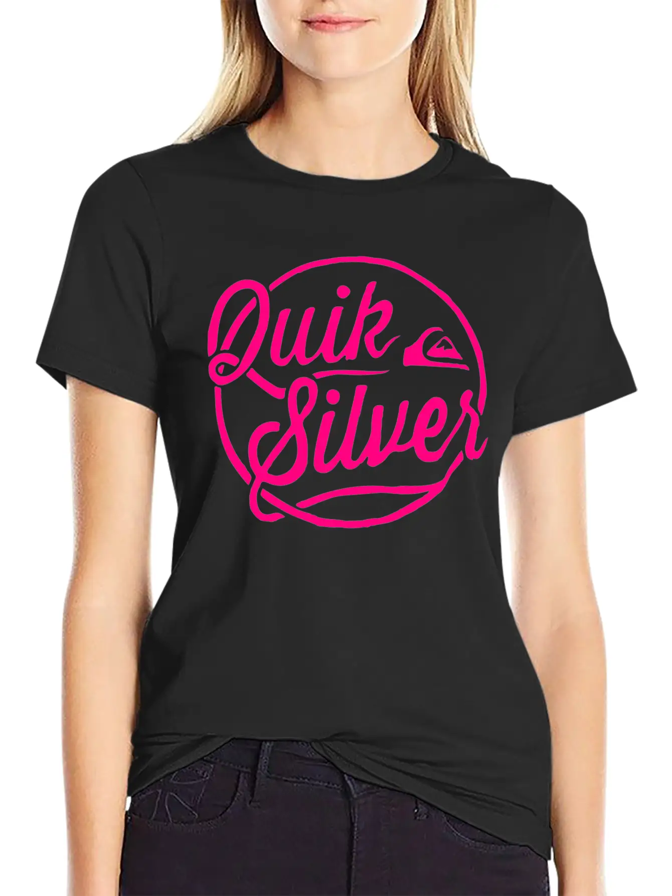 Pinky Quicksilver Unisex Casual T-Shirt – Clean Design For Daily Comfort