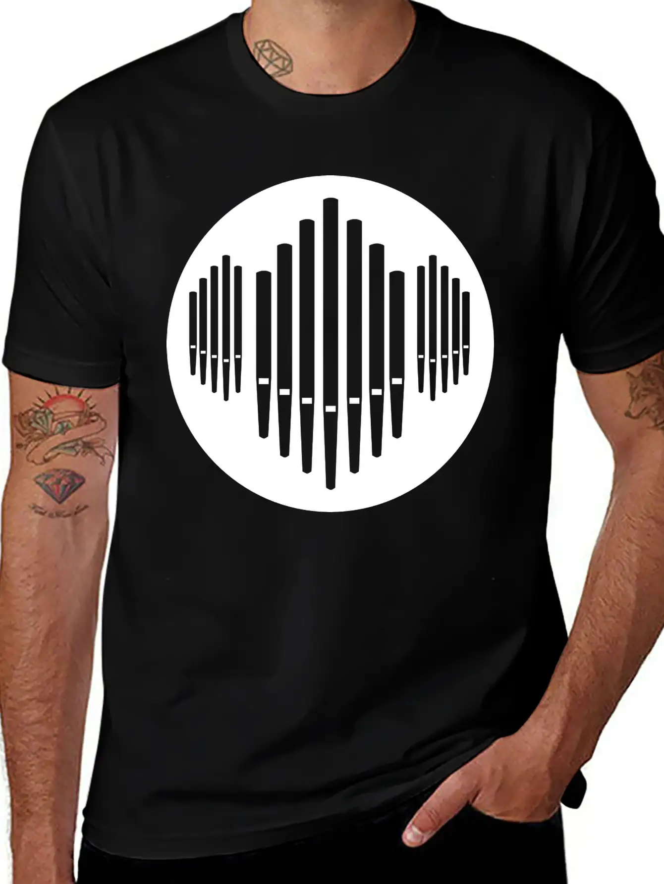 Pipe Organ Essential Cotton Tee For Daily Outfits – Unisex Style