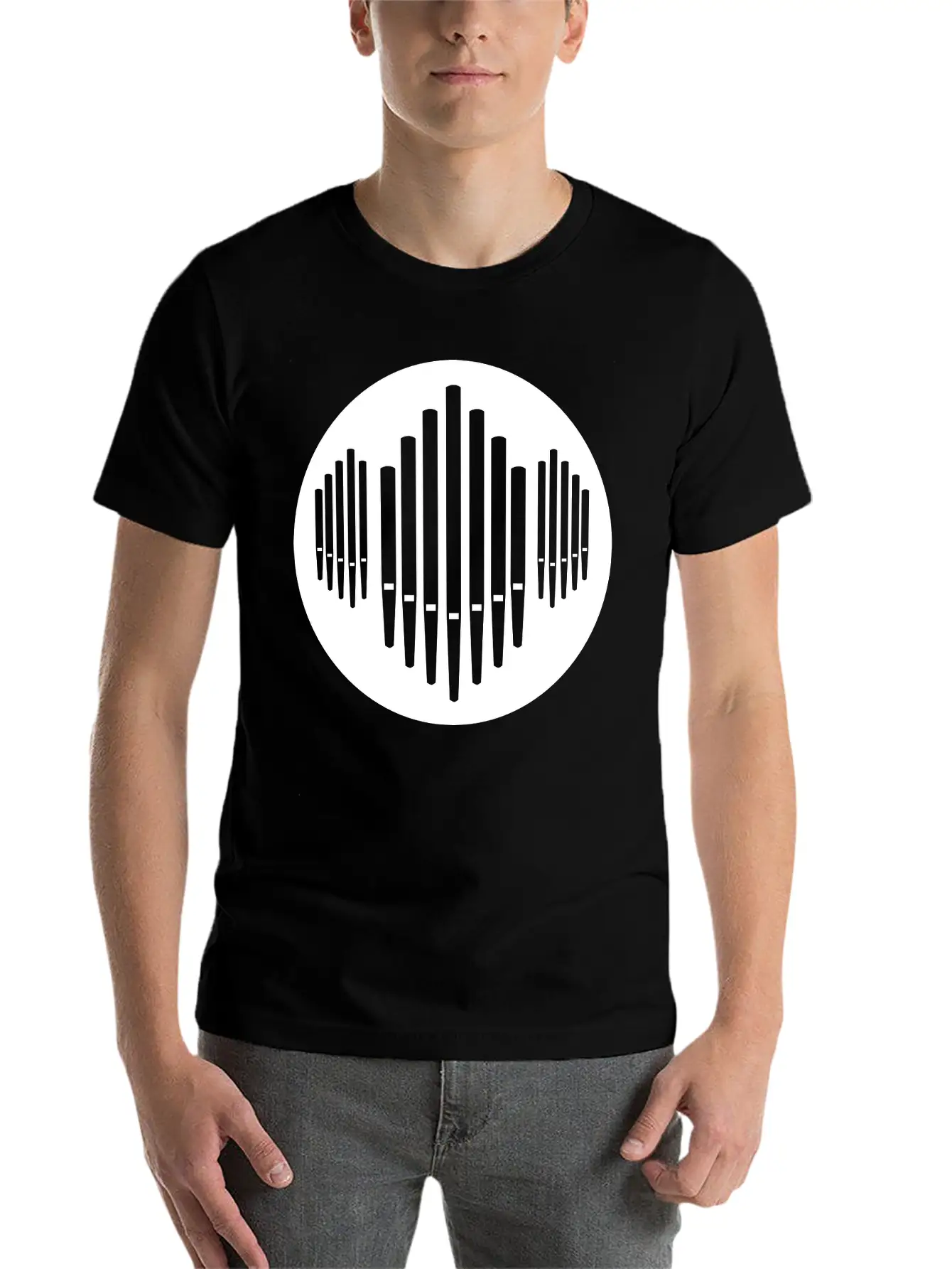 Pipe Organ Essential Cotton Tee For Daily Outfits – Unisex Style