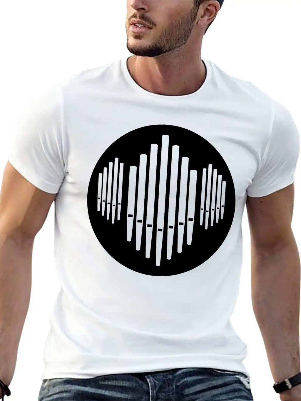 Pipe Organ Essential Cotton Tee For Daily Outfits – Unisex Style