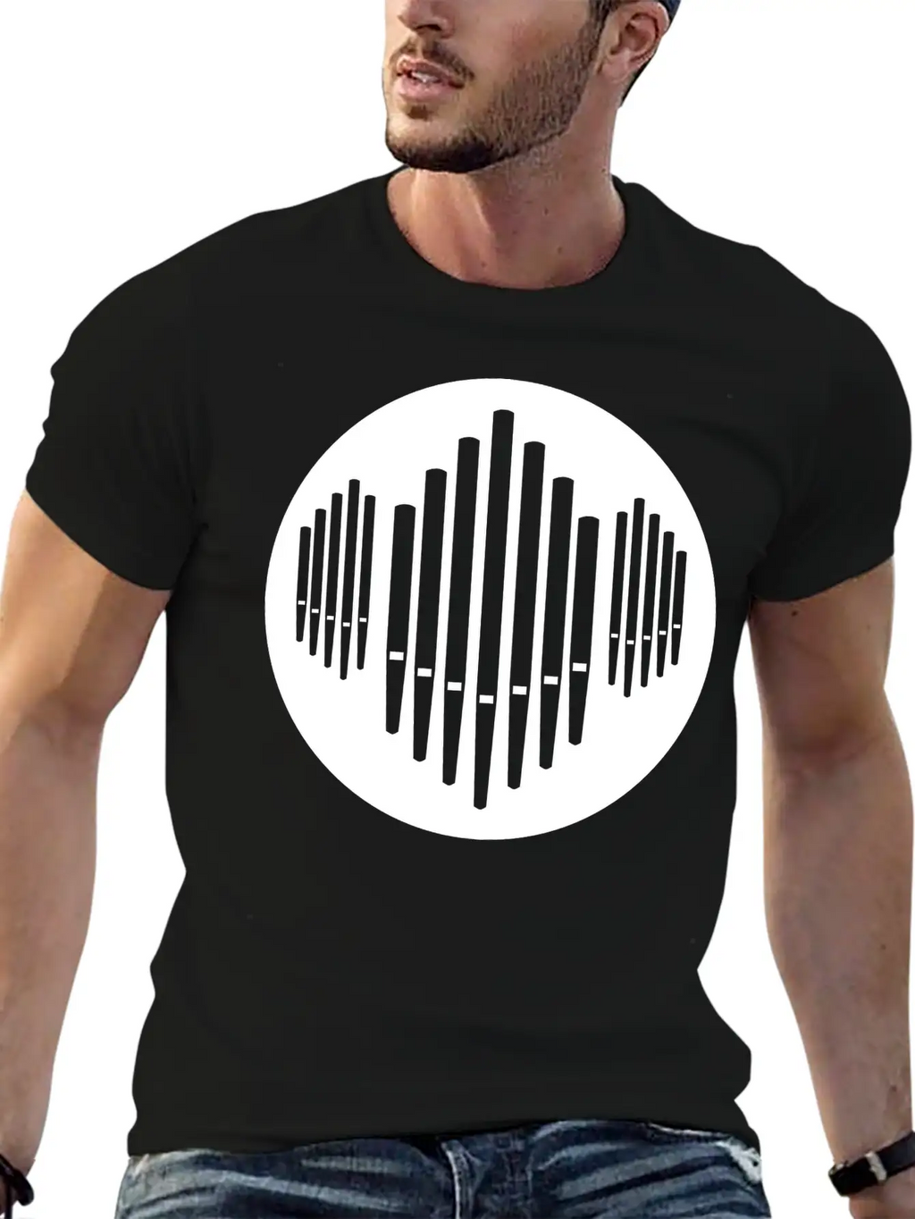 Pipe Organ Essential Cotton Tee For Daily Outfits – Unisex Style