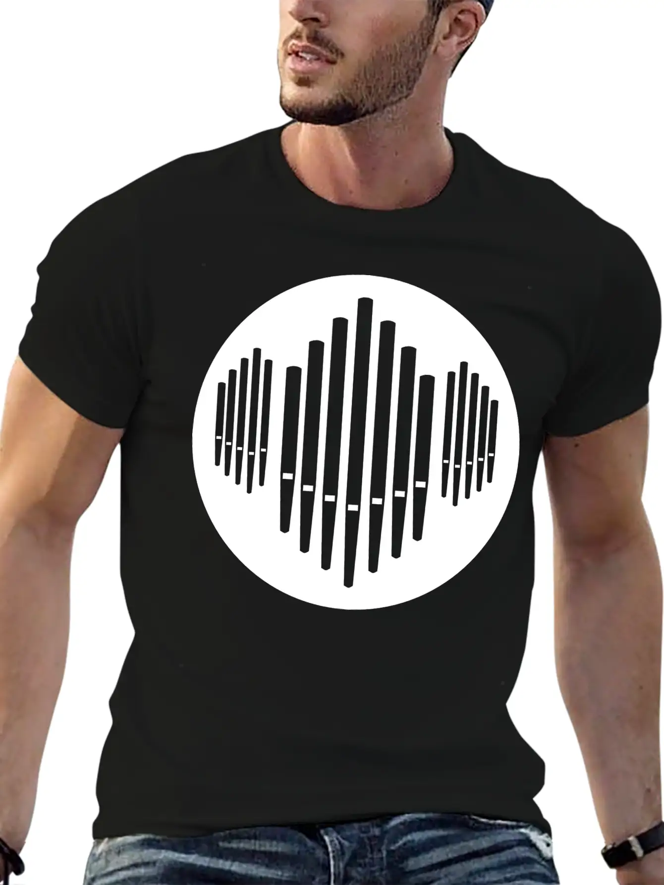 Pipe Organ Essential Cotton Tee For Daily Outfits – Unisex Style