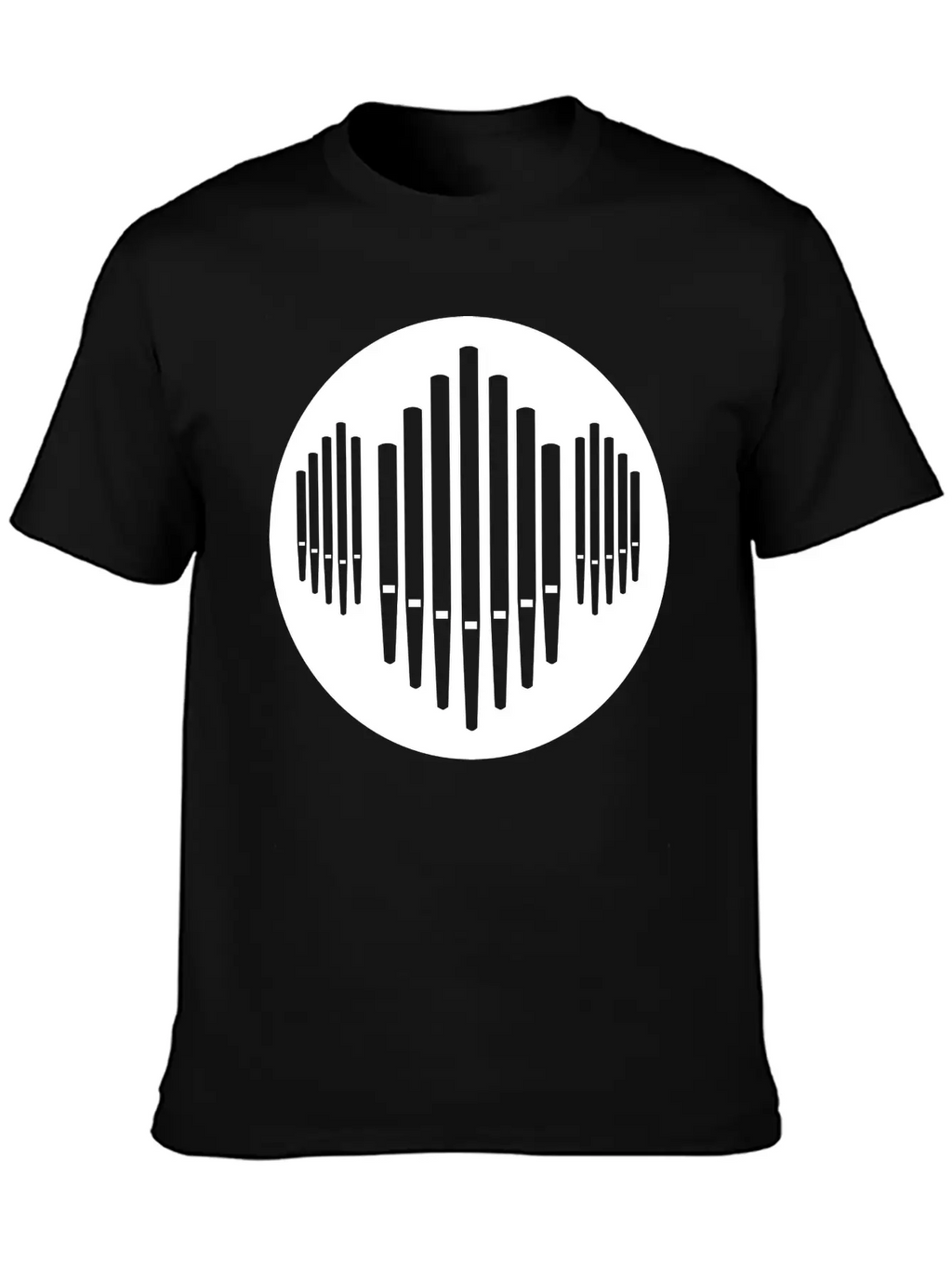Pipe Organ Essential Cotton Tee For Daily Outfits – Unisex Style