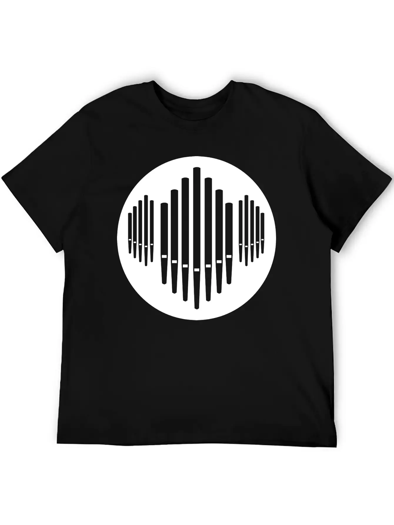 Pipe Organ Essential Cotton Tee For Daily Outfits – Unisex Style