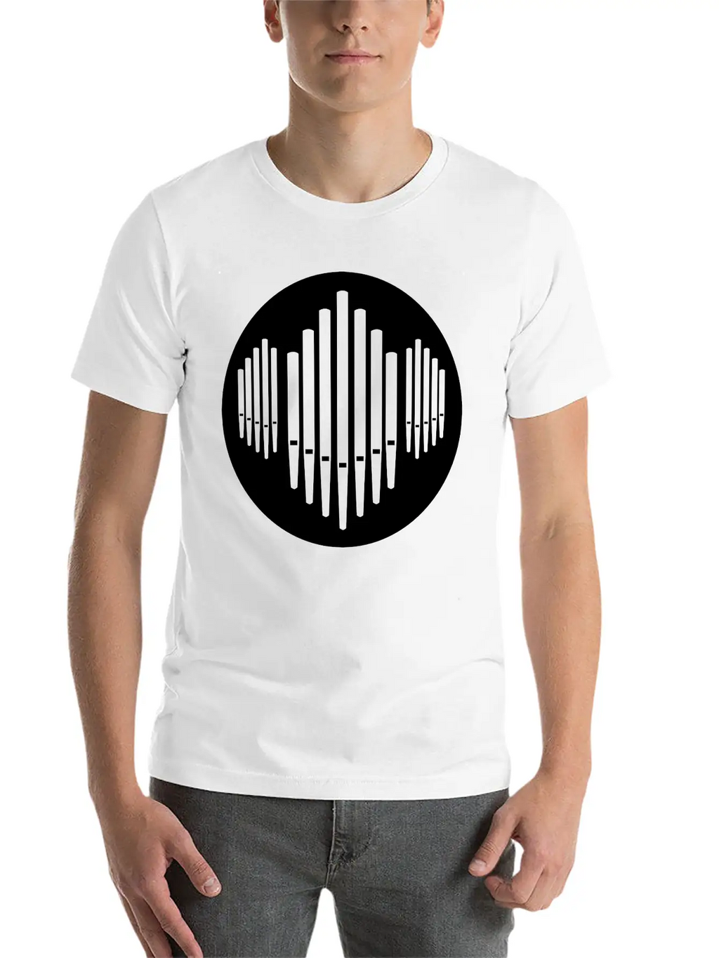 Pipe Organ Essential Cotton Tee For Daily Outfits – Unisex Style