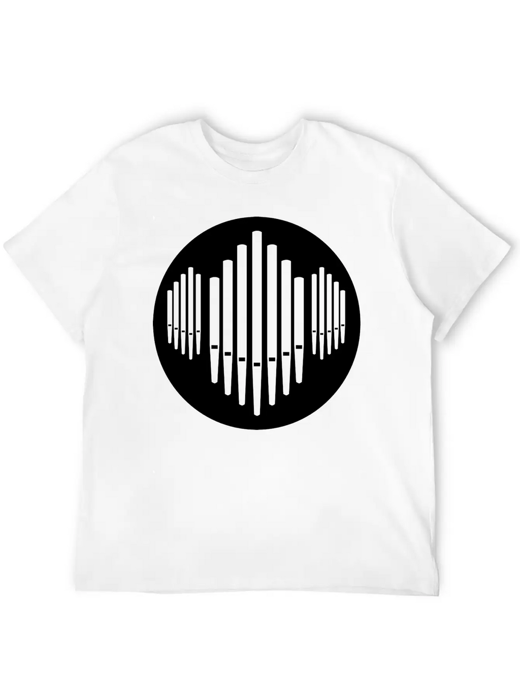 Pipe Organ Essential Cotton Tee For Daily Outfits – Unisex Style