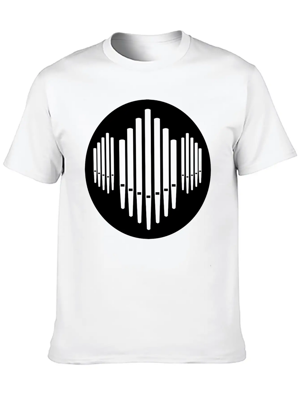 Pipe Organ Essential Cotton Tee For Daily Outfits – Unisex Style