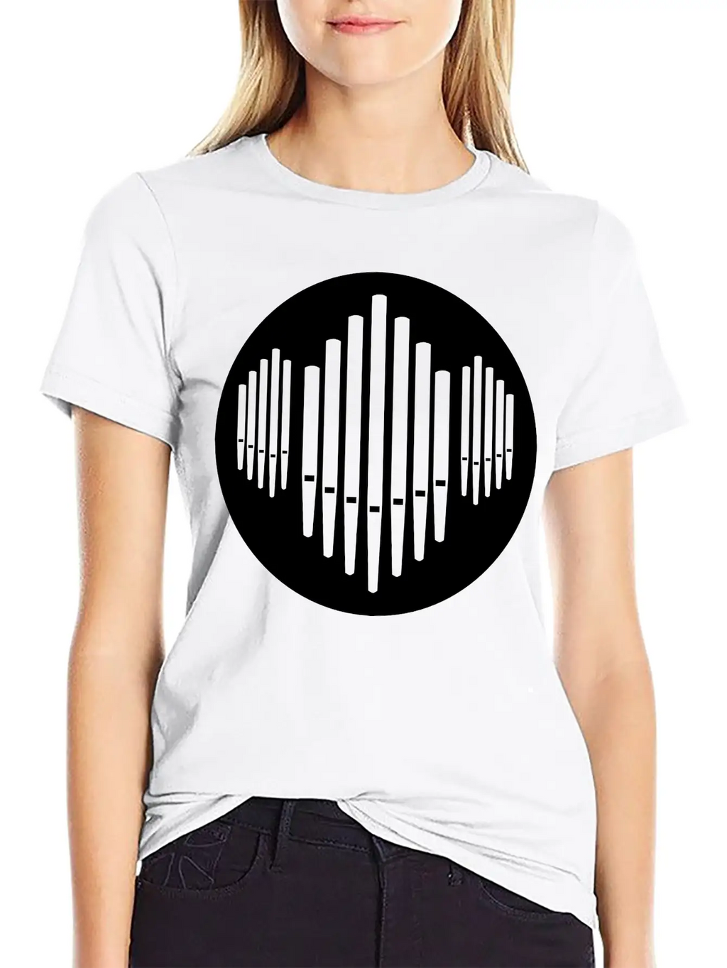 Pipe Organ Essential Cotton Tee For Daily Outfits – Unisex Style