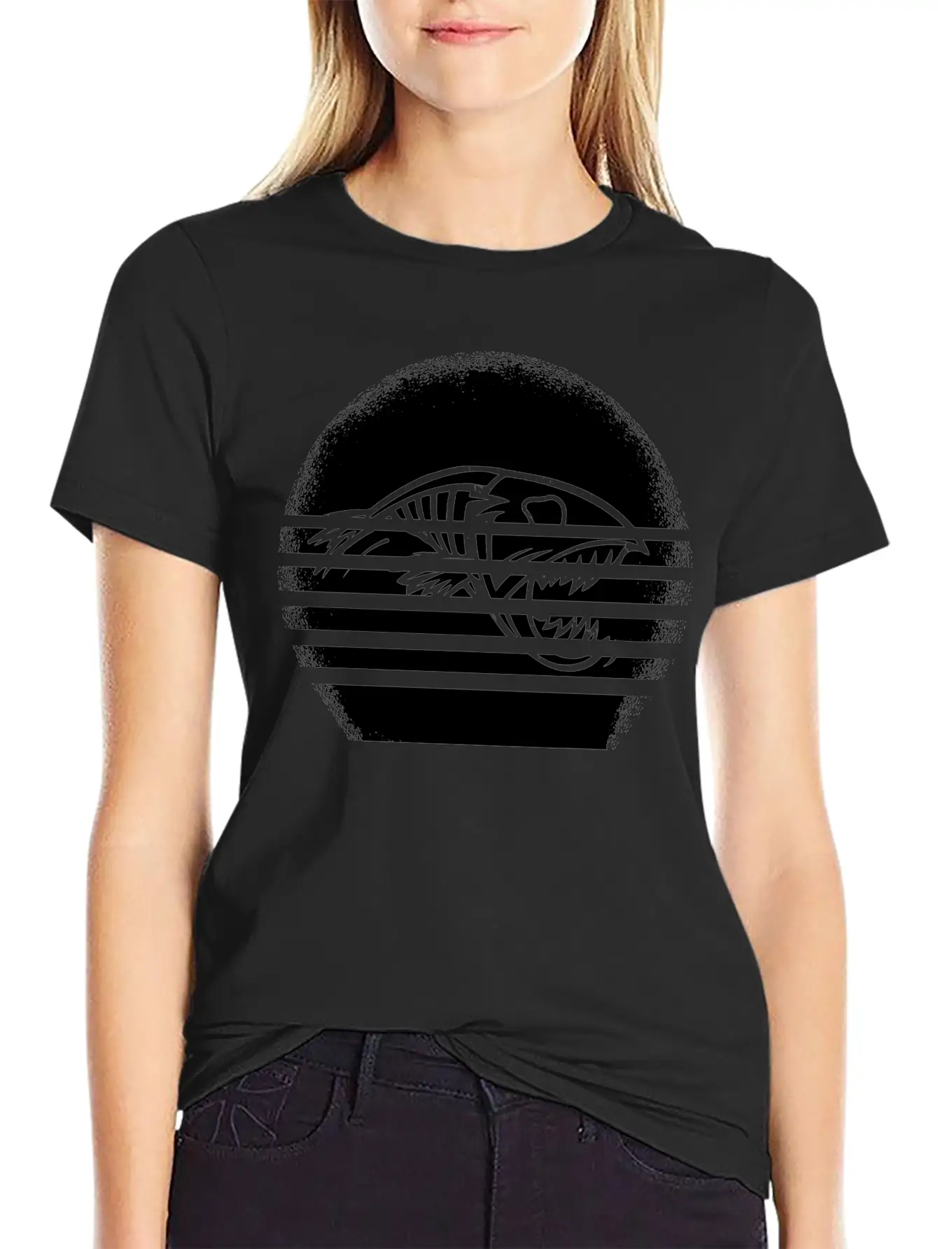 Piranha Predatory Fish Sunset Night Dusk Timeless Short Sleeve Tee – Comfy And Minimalist Design
