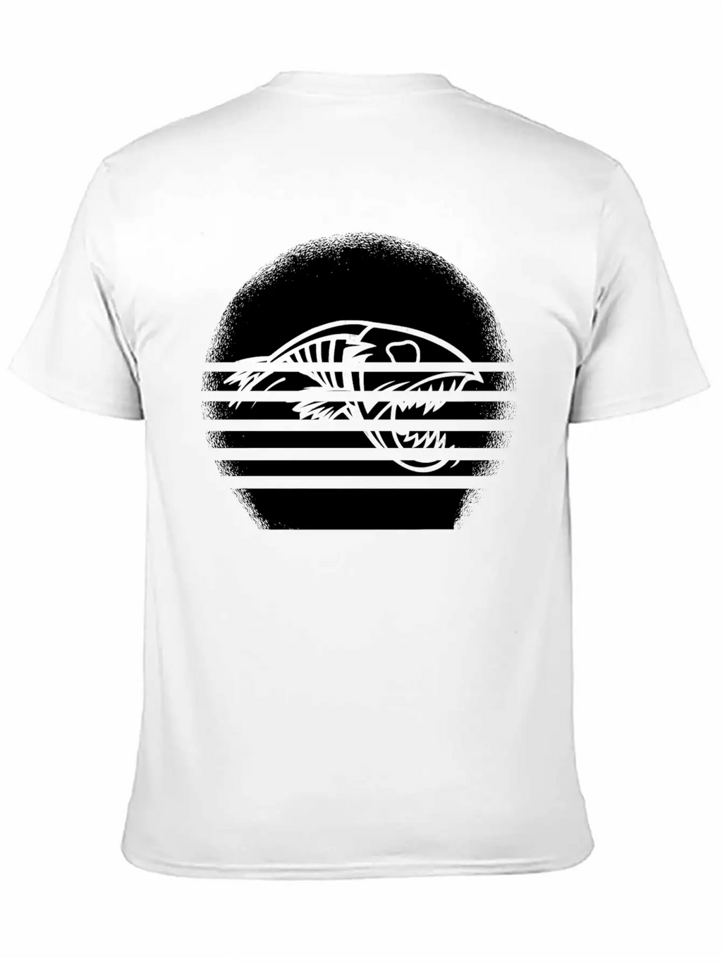Piranha Predatory Fish Sunset Night Dusk Timeless Short Sleeve Tee – Comfy And Minimalist Design