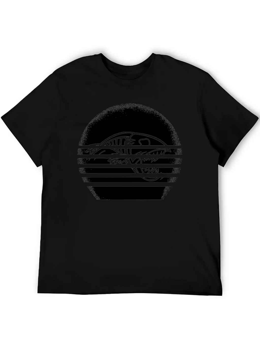 Piranha Predatory Fish Sunset Night Dusk Timeless Short Sleeve Tee – Comfy And Minimalist Design