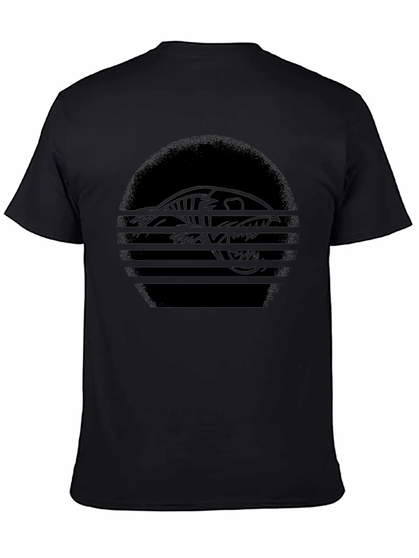 Piranha Predatory Fish Sunset Night Dusk Timeless Short Sleeve Tee – Comfy And Minimalist Design
