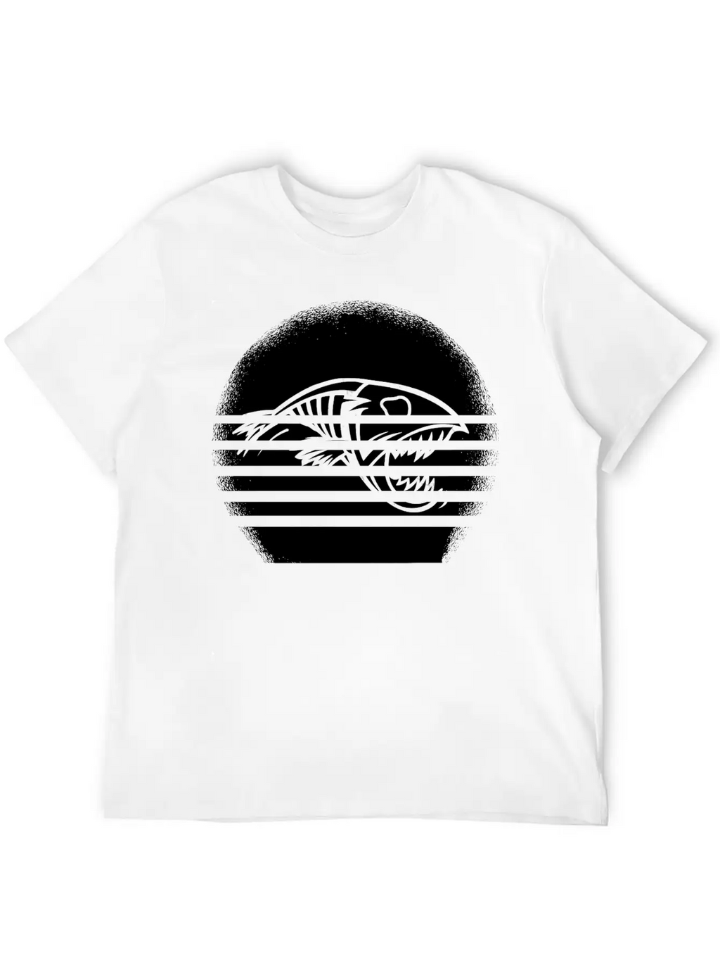 Piranha Predatory Fish Sunset Night Dusk Timeless Short Sleeve Tee – Comfy And Minimalist Design