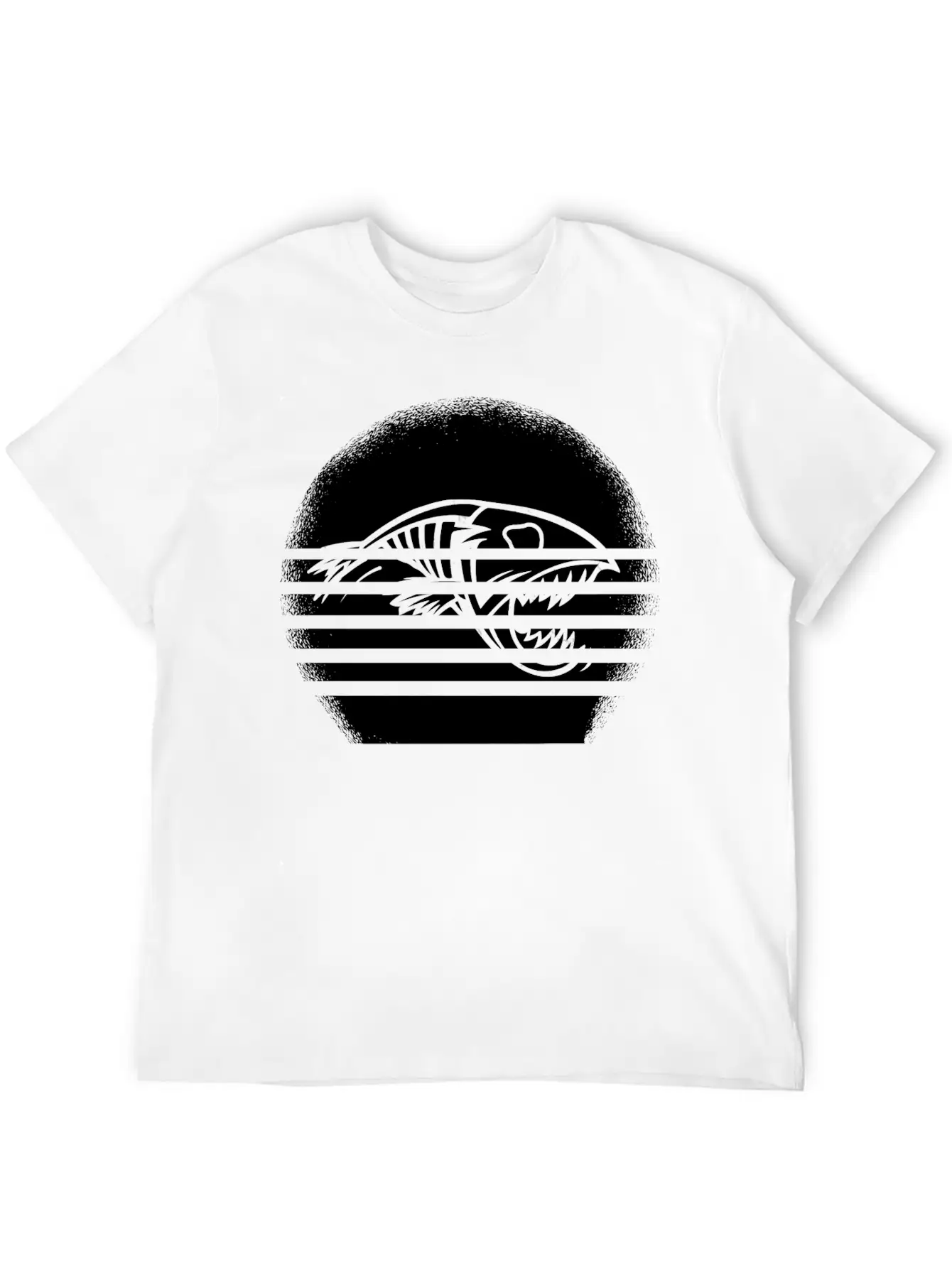 Piranha Predatory Fish Sunset Night Dusk Timeless Short Sleeve Tee – Comfy And Minimalist Design