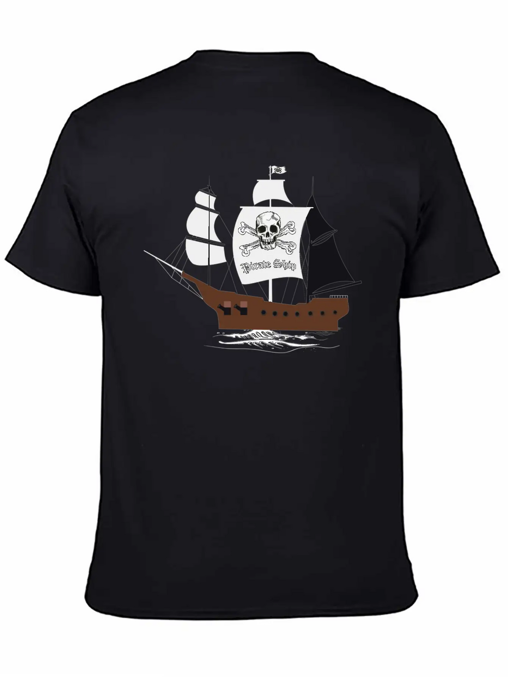 Pirate Ship 01b Breathable Graphic T-Shirt – Perfect For Casual Days