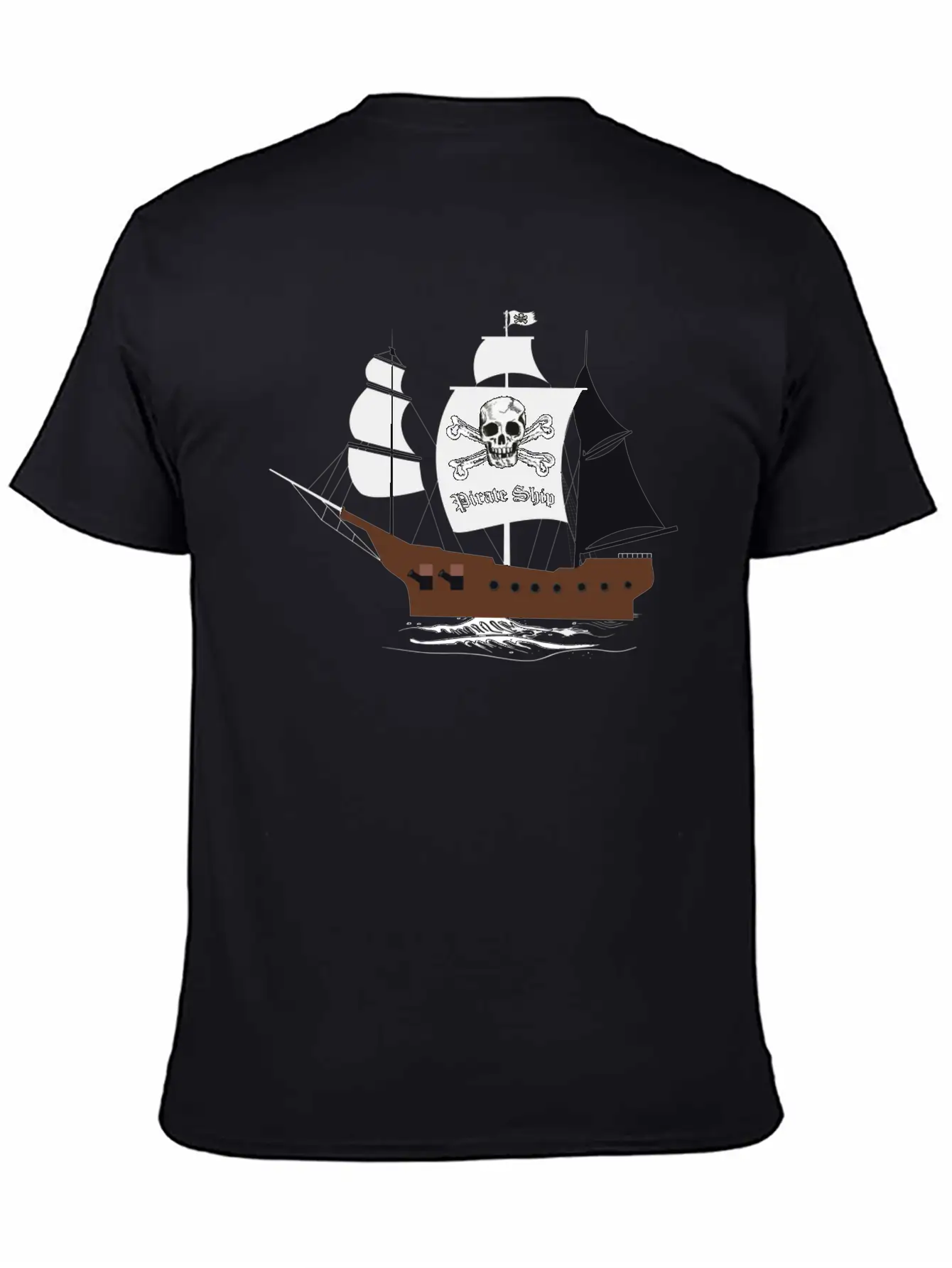 Pirate Ship 01b Breathable Graphic T-Shirt – Perfect For Casual Days