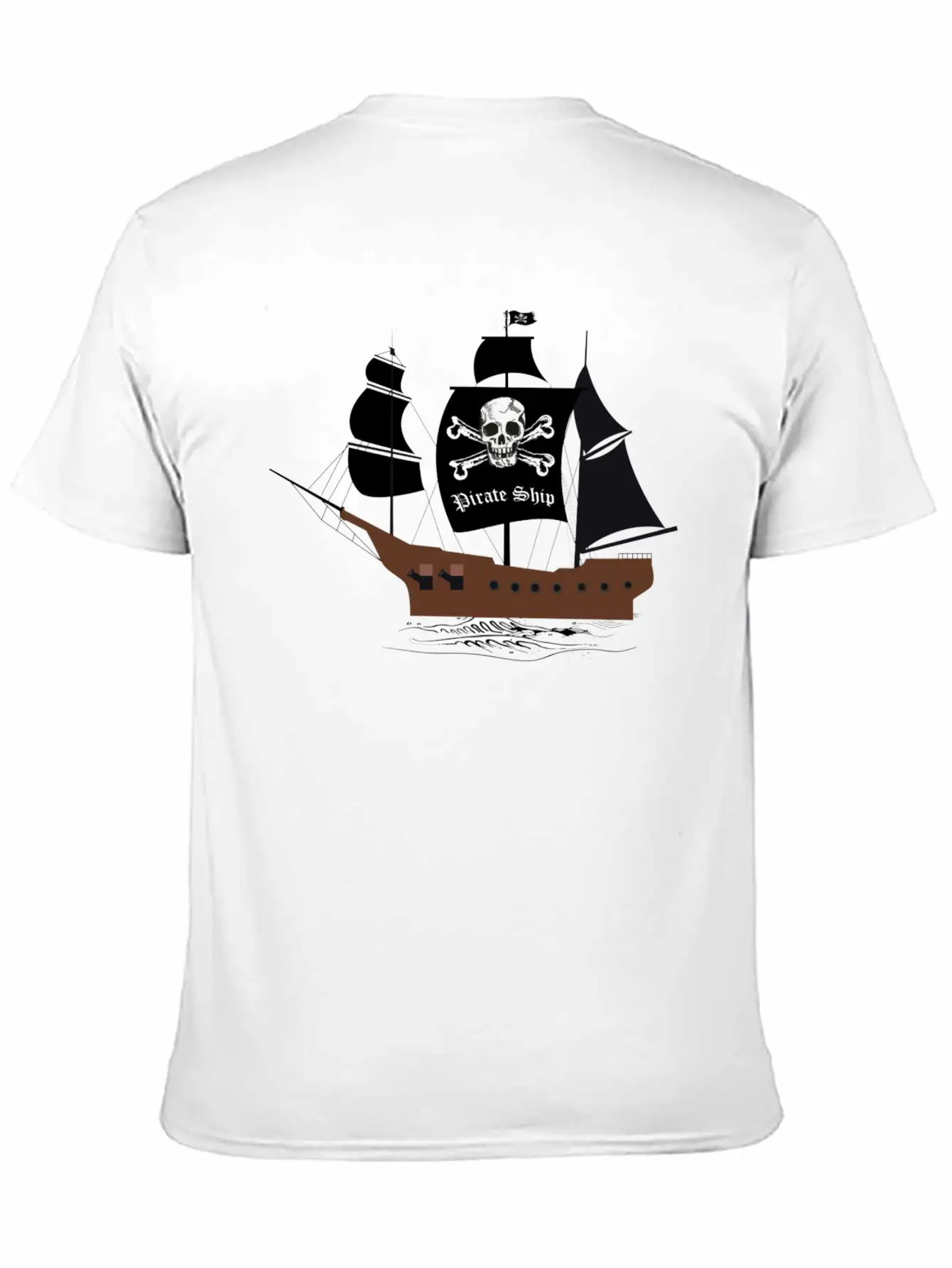 Pirate Ship 01b Breathable Graphic T-Shirt – Perfect For Casual Days