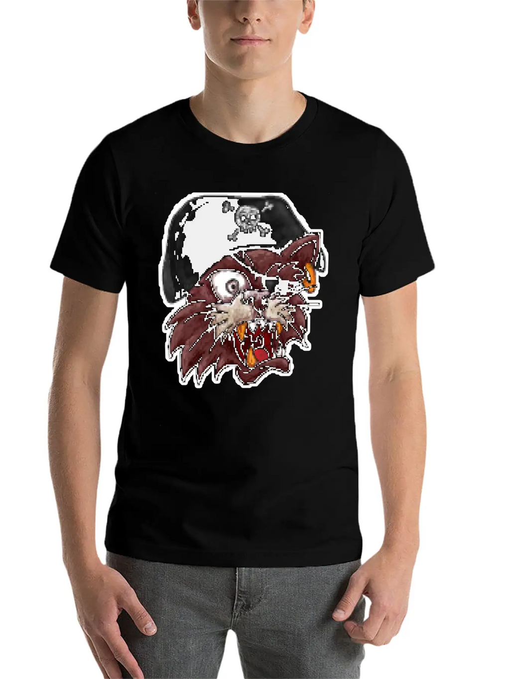 Pirates Cat One Eye 8 Bit Pixel Style Timeless Short Sleeve Tee – Comfy And Minimalist Design