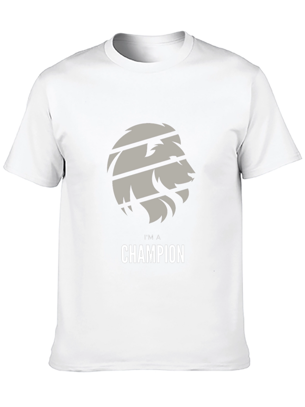 Im A Champion Lion Graphic T-Shirt