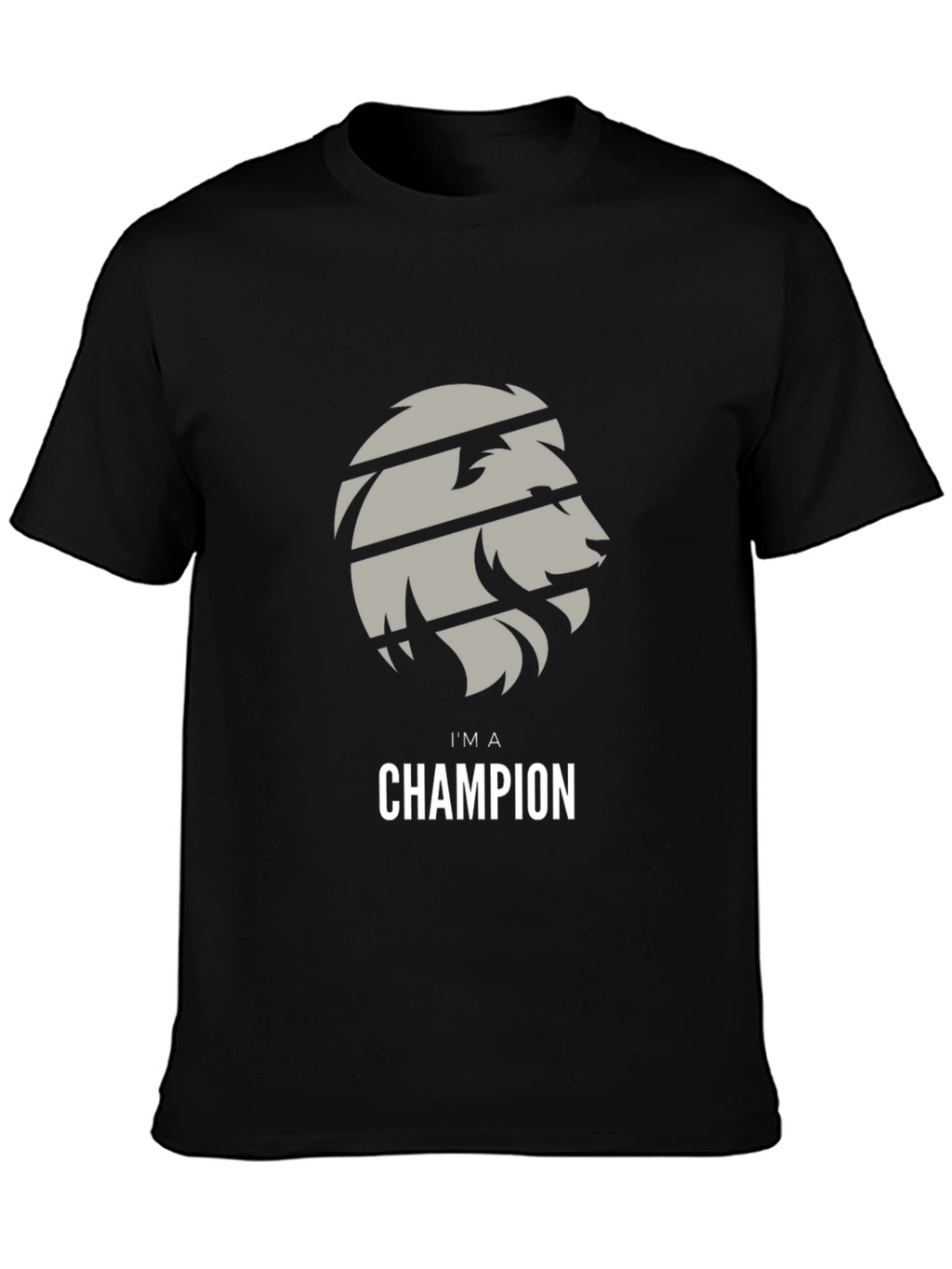 Im A Champion Lion Graphic T-Shirt