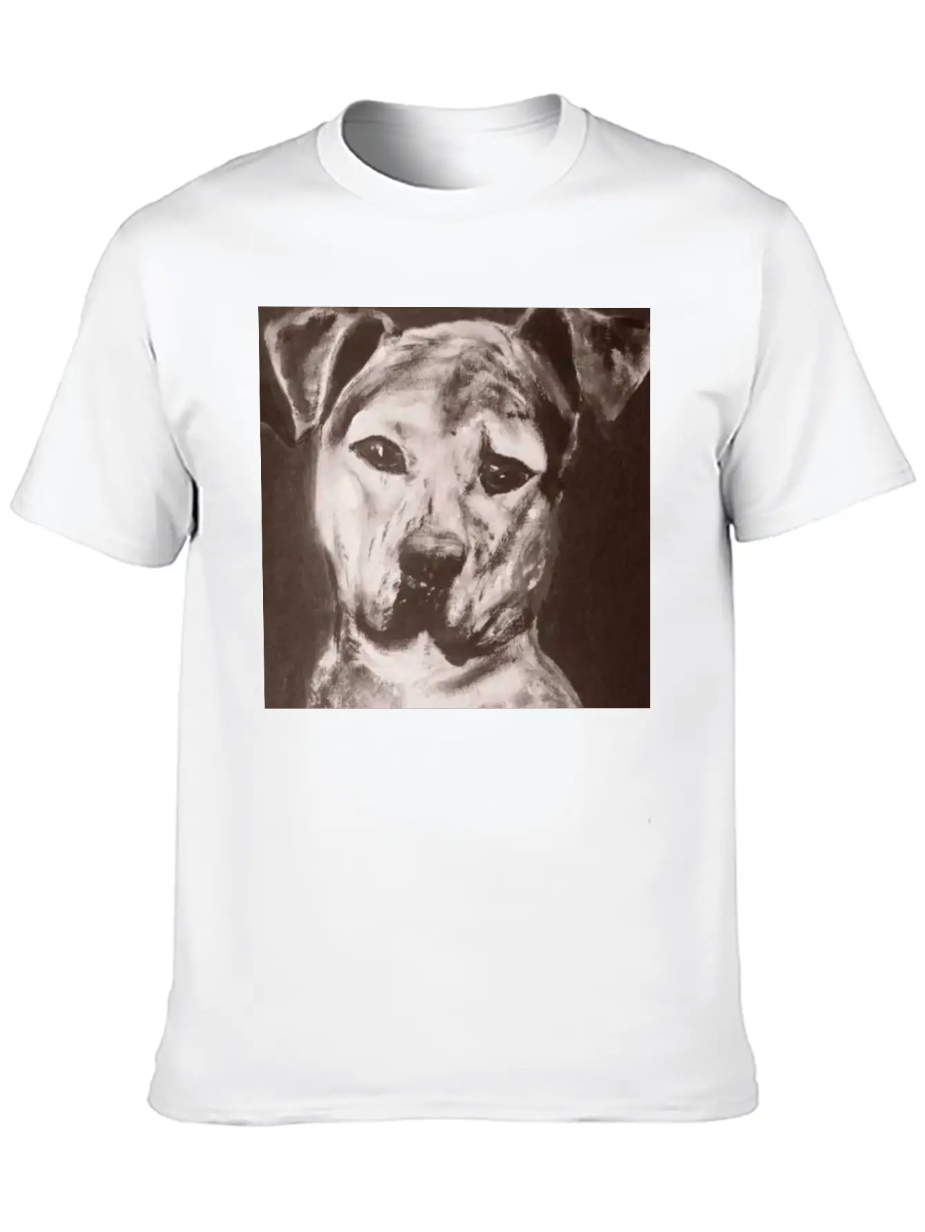 Pit Bull Mix Dog Breathable Soft Cotton T-Shirt – Timeless Casual Look