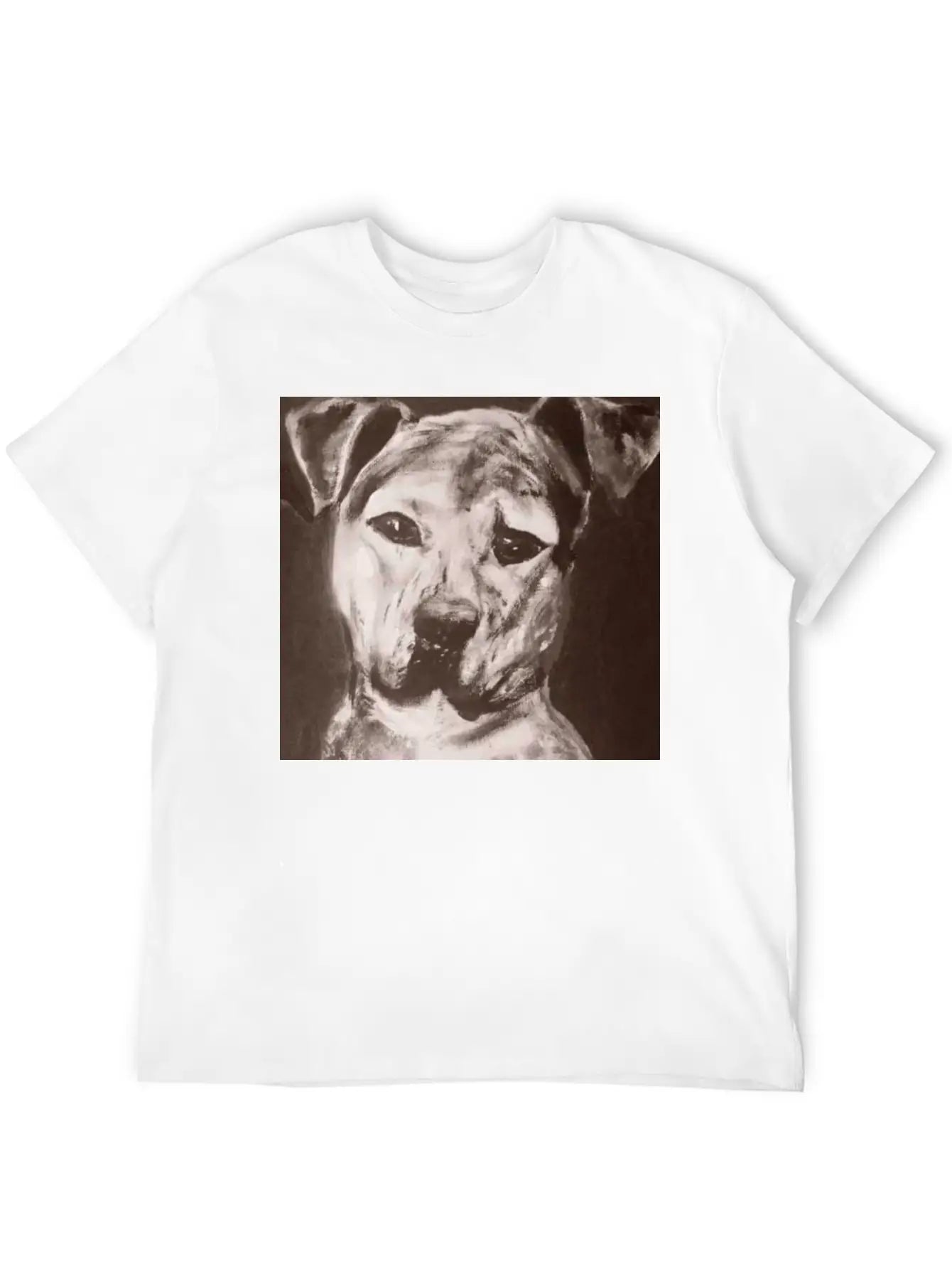 Pit Bull Mix Dog Breathable Soft Cotton T-Shirt – Timeless Casual Look