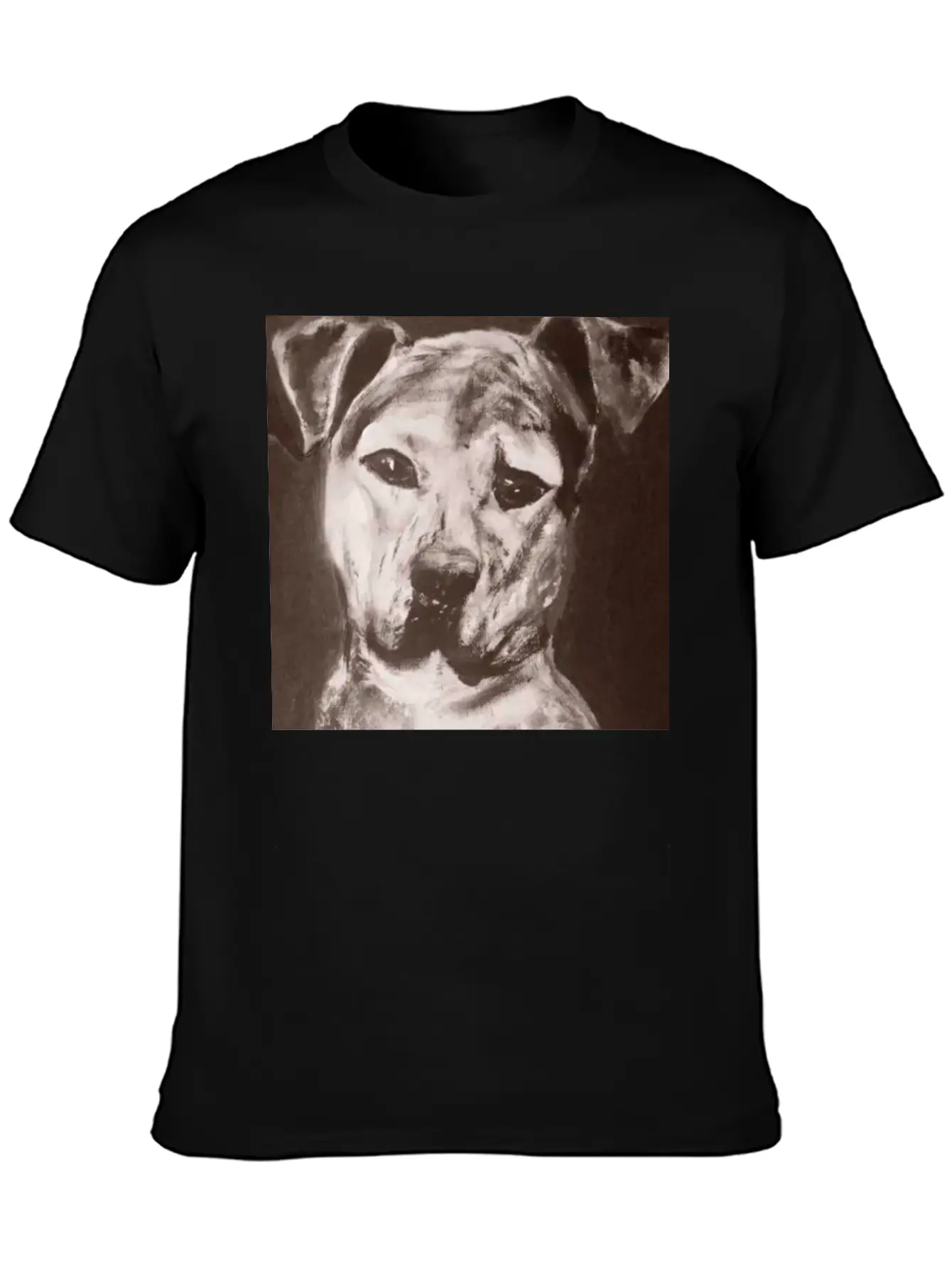 Pit Bull Mix Dog Breathable Soft Cotton T-Shirt – Timeless Casual Look
