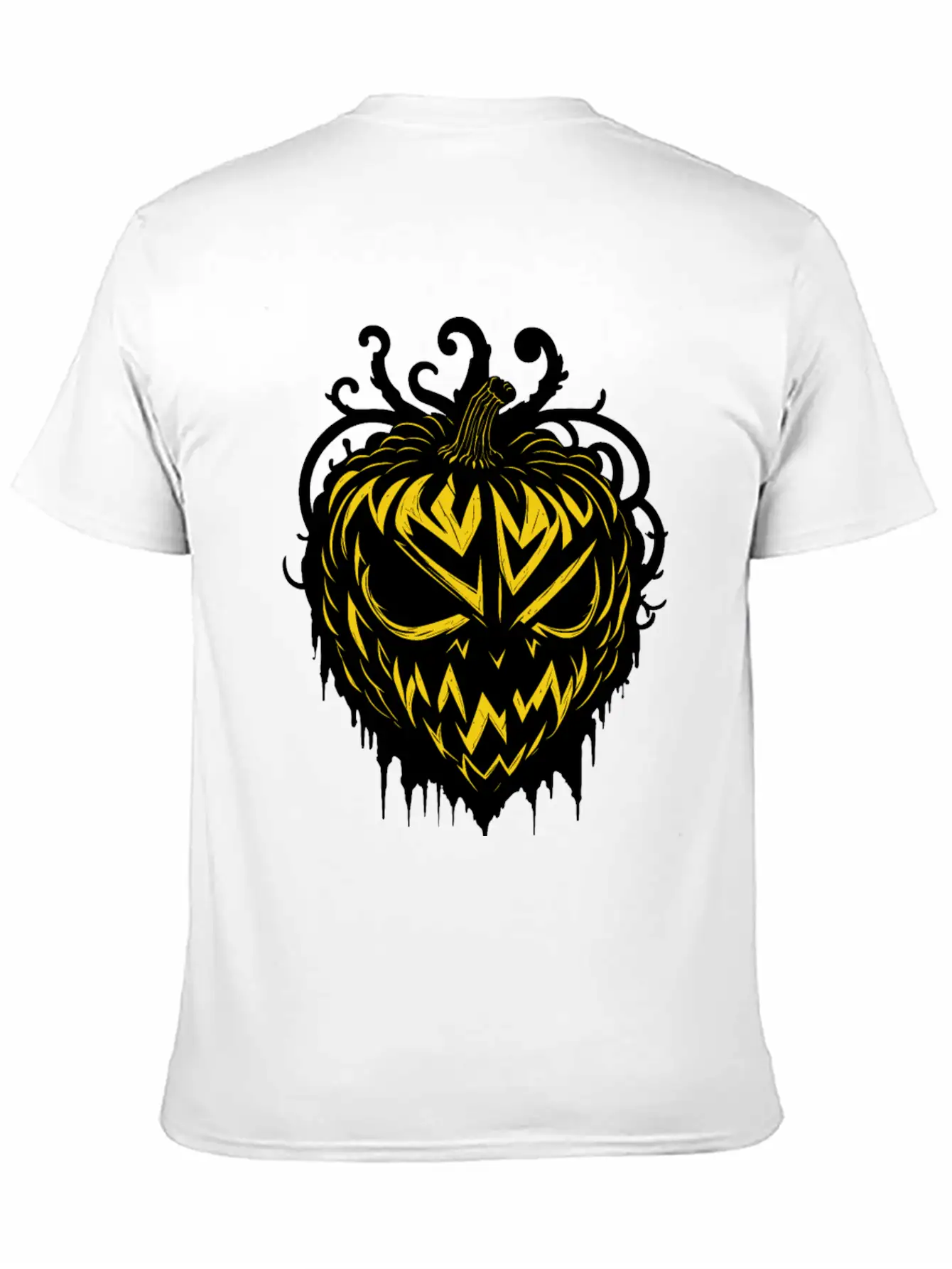Pitch Black Pumpkin Heart Timeless Short Sleeve Tee – Comfy And Minimalist Design