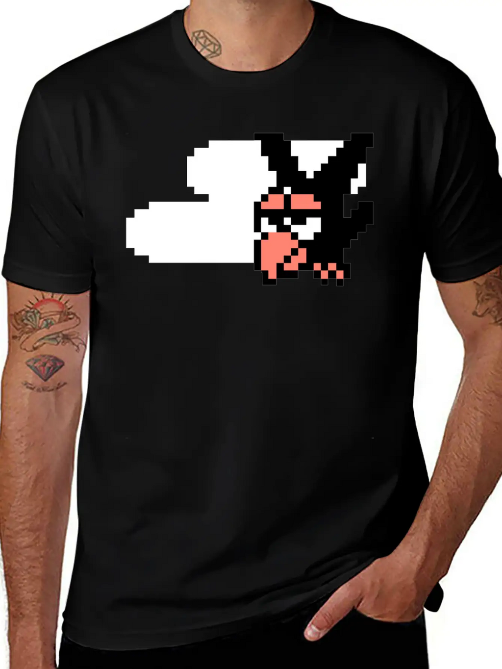 Pixe Crow Design With Cloud Timeless Short Sleeve Tee – Comfy And Minimalist Design