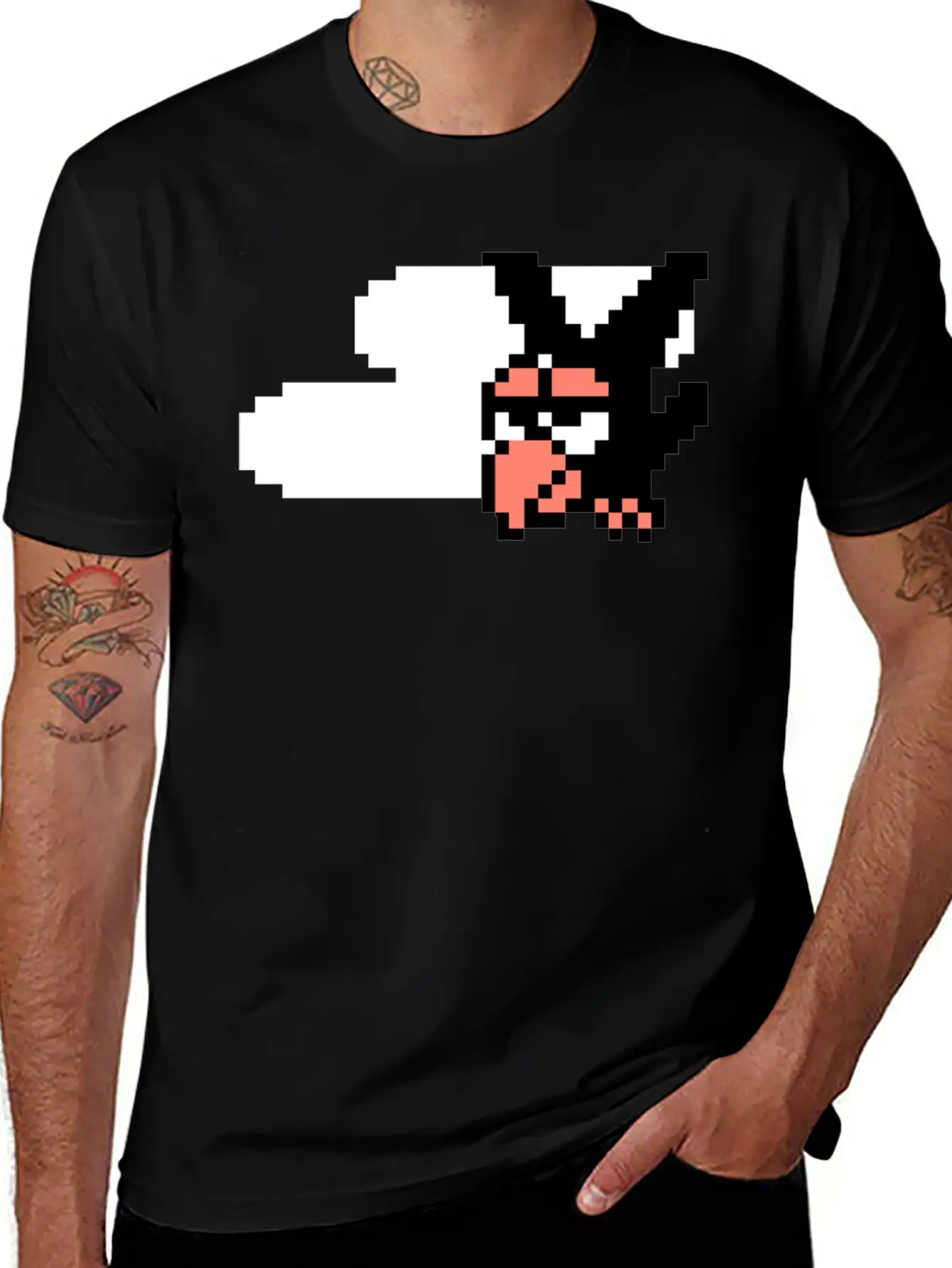 Pixe Crow Design With Cloud Timeless Short Sleeve Tee – Comfy And Minimalist Design