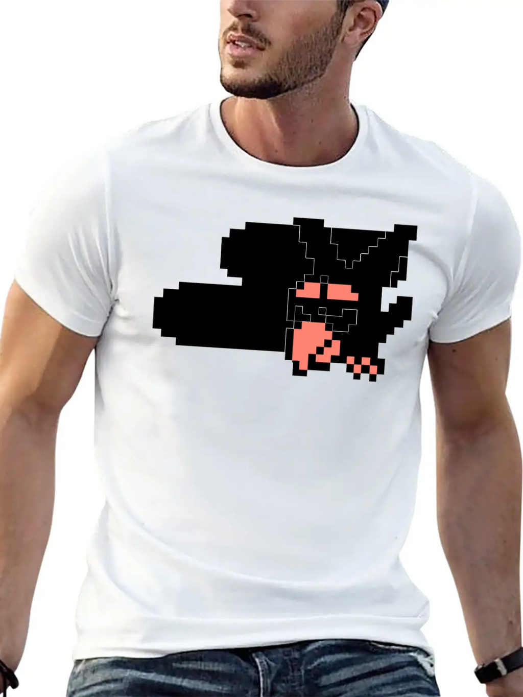 Pixe Crow Design With Cloud Timeless Short Sleeve Tee – Comfy And Minimalist Design