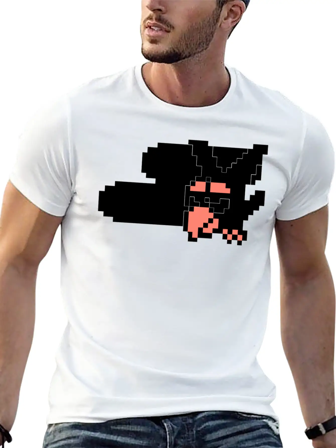 Pixe Crow Design With Cloud Timeless Short Sleeve Tee – Comfy And Minimalist Design