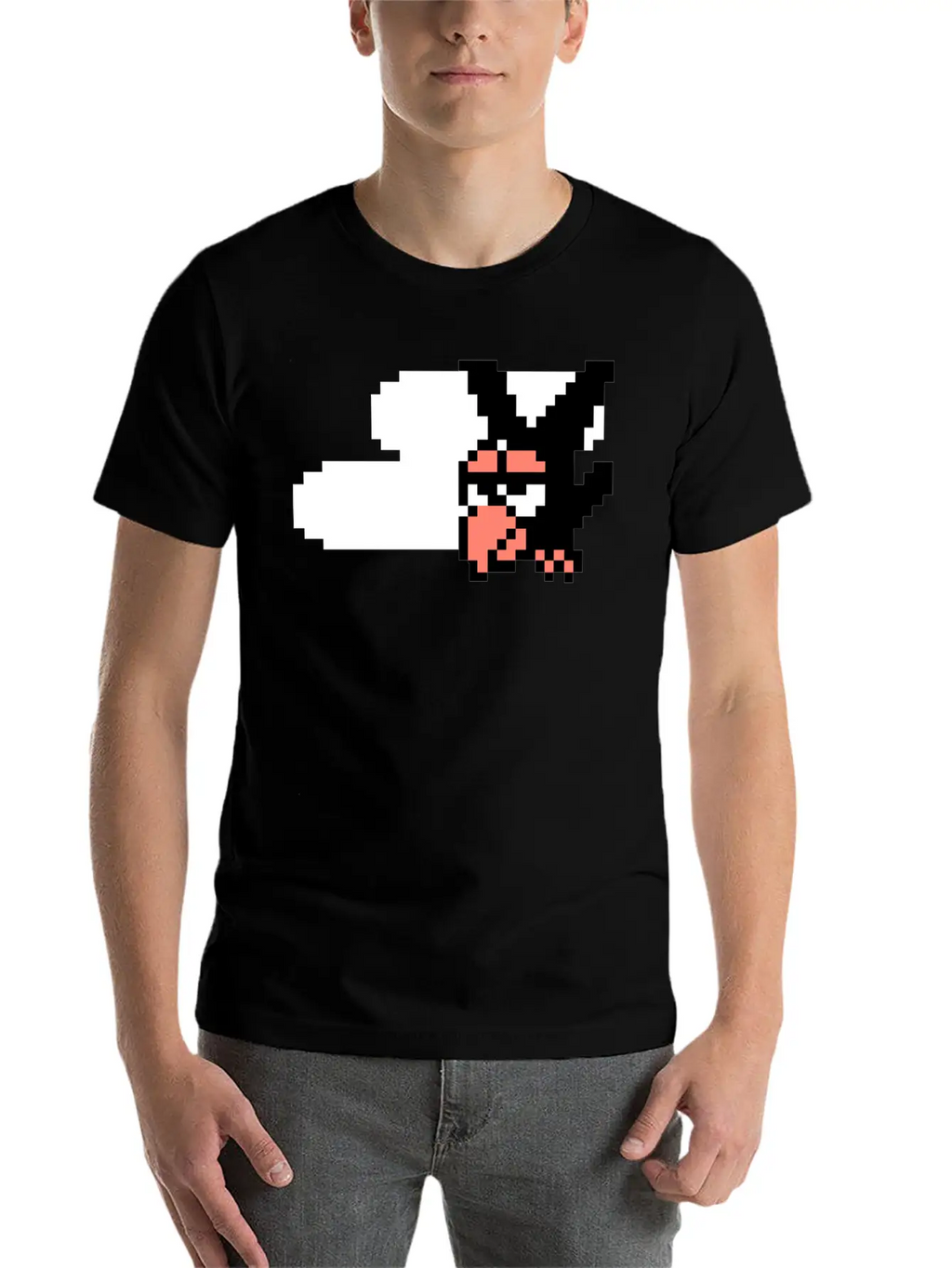 Pixe Crow Design With Cloud Timeless Short Sleeve Tee – Comfy And Minimalist Design