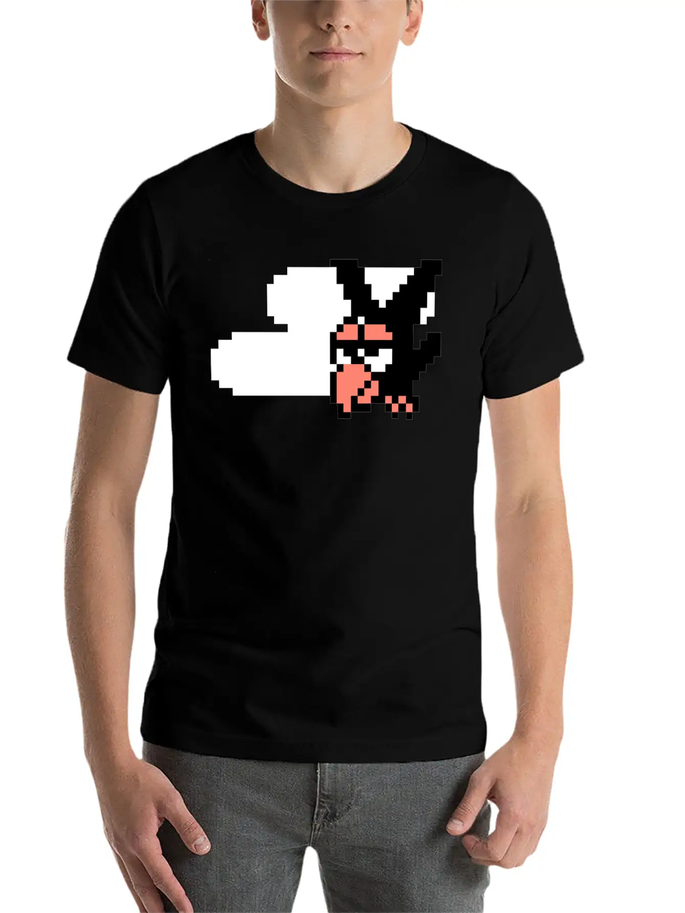 Pixe Crow Design With Cloud Timeless Short Sleeve Tee – Comfy And Minimalist Design
