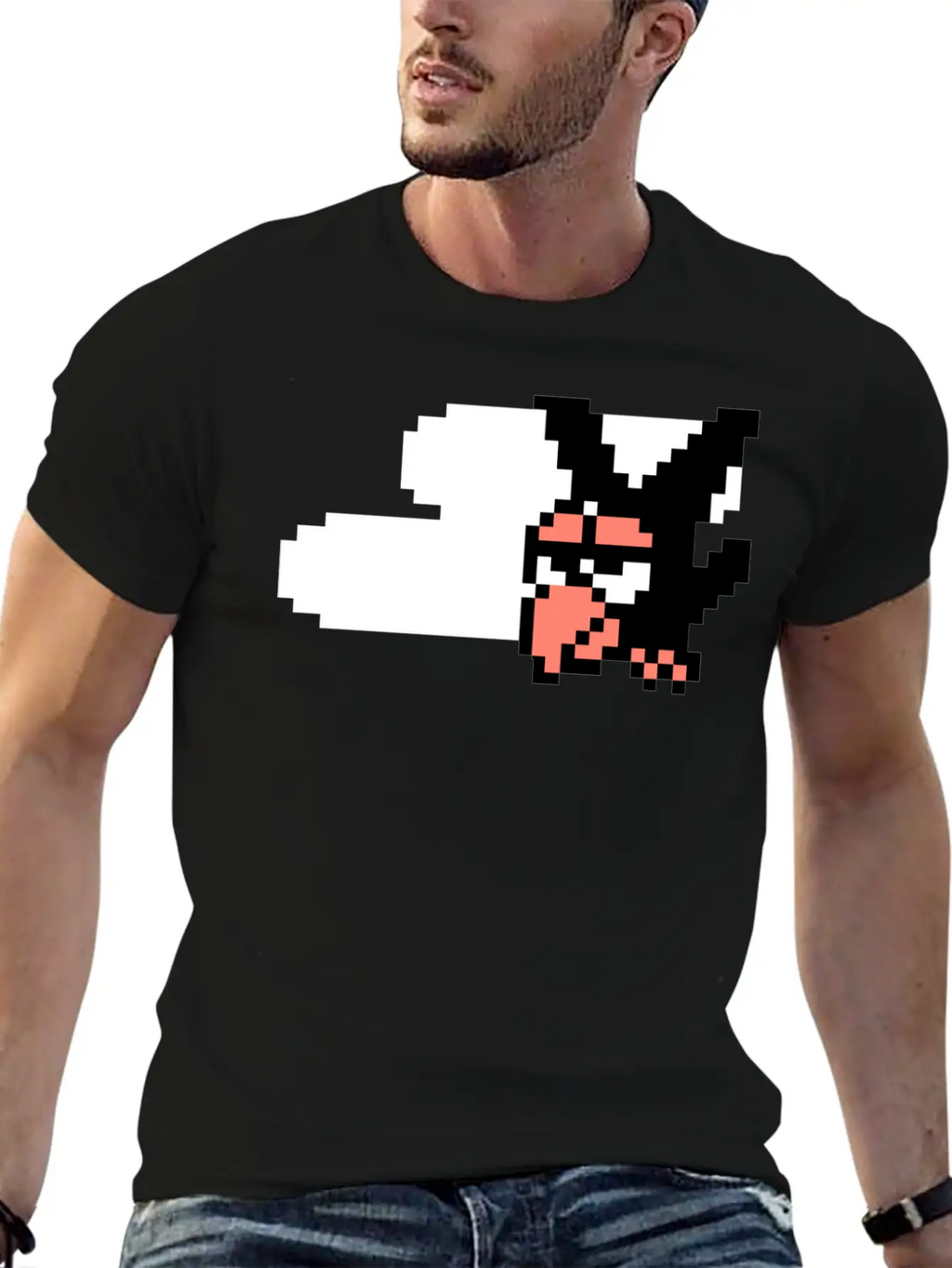 Pixe Crow Design With Cloud Timeless Short Sleeve Tee – Comfy And Minimalist Design