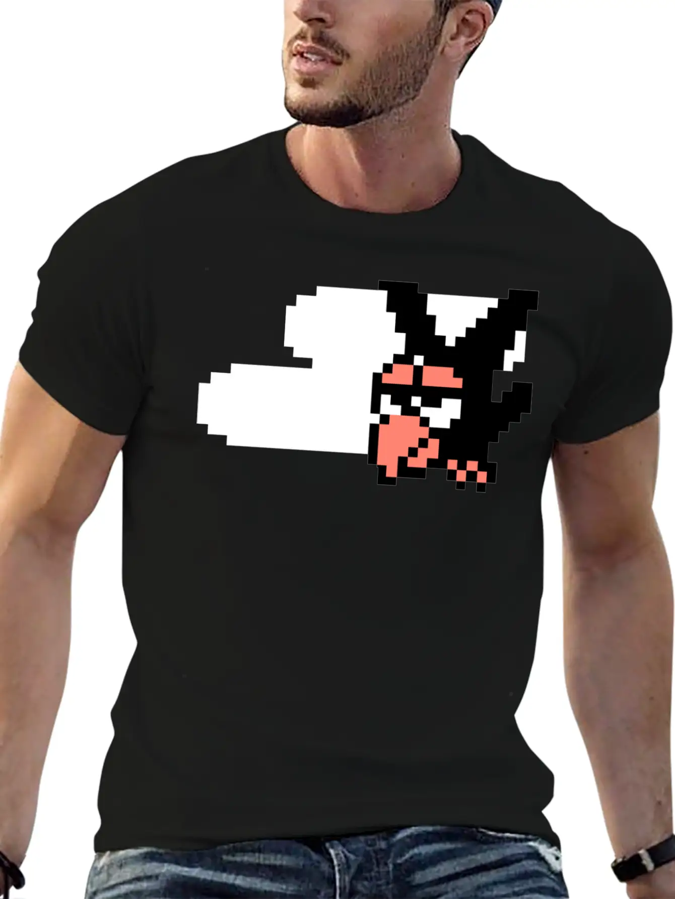 Pixe Crow Design With Cloud Timeless Short Sleeve Tee – Comfy And Minimalist Design