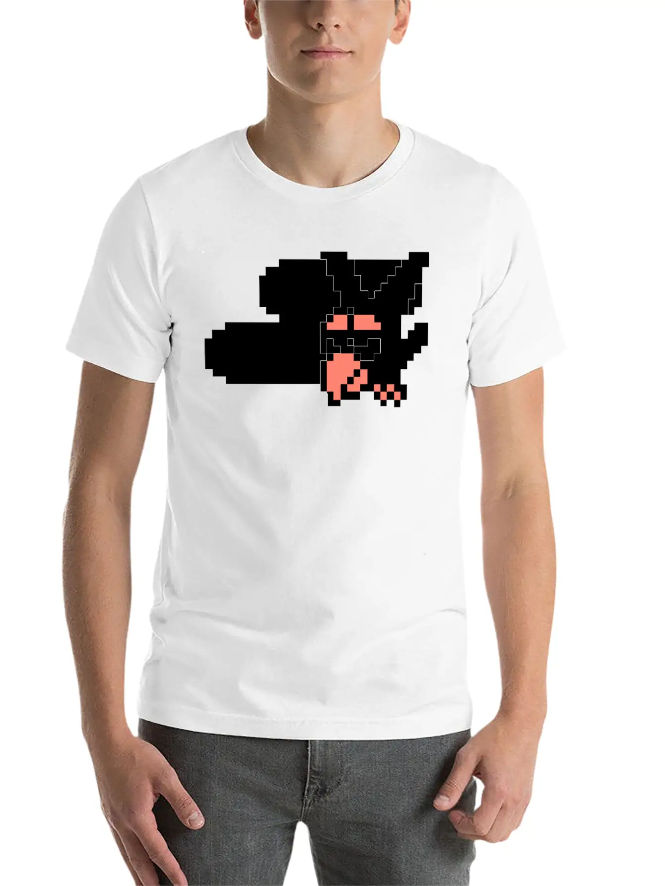 Pixe Crow Design With Cloud Timeless Short Sleeve Tee – Comfy And Minimalist Design