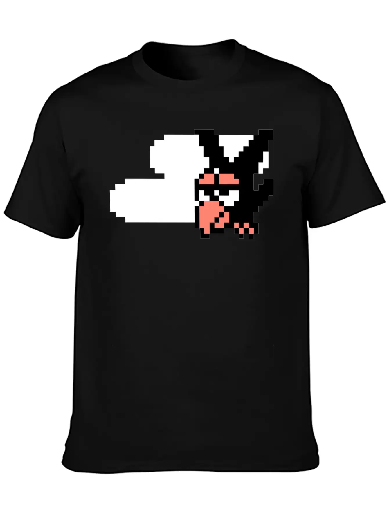 Pixe Crow Design With Cloud Timeless Short Sleeve Tee – Comfy And Minimalist Design