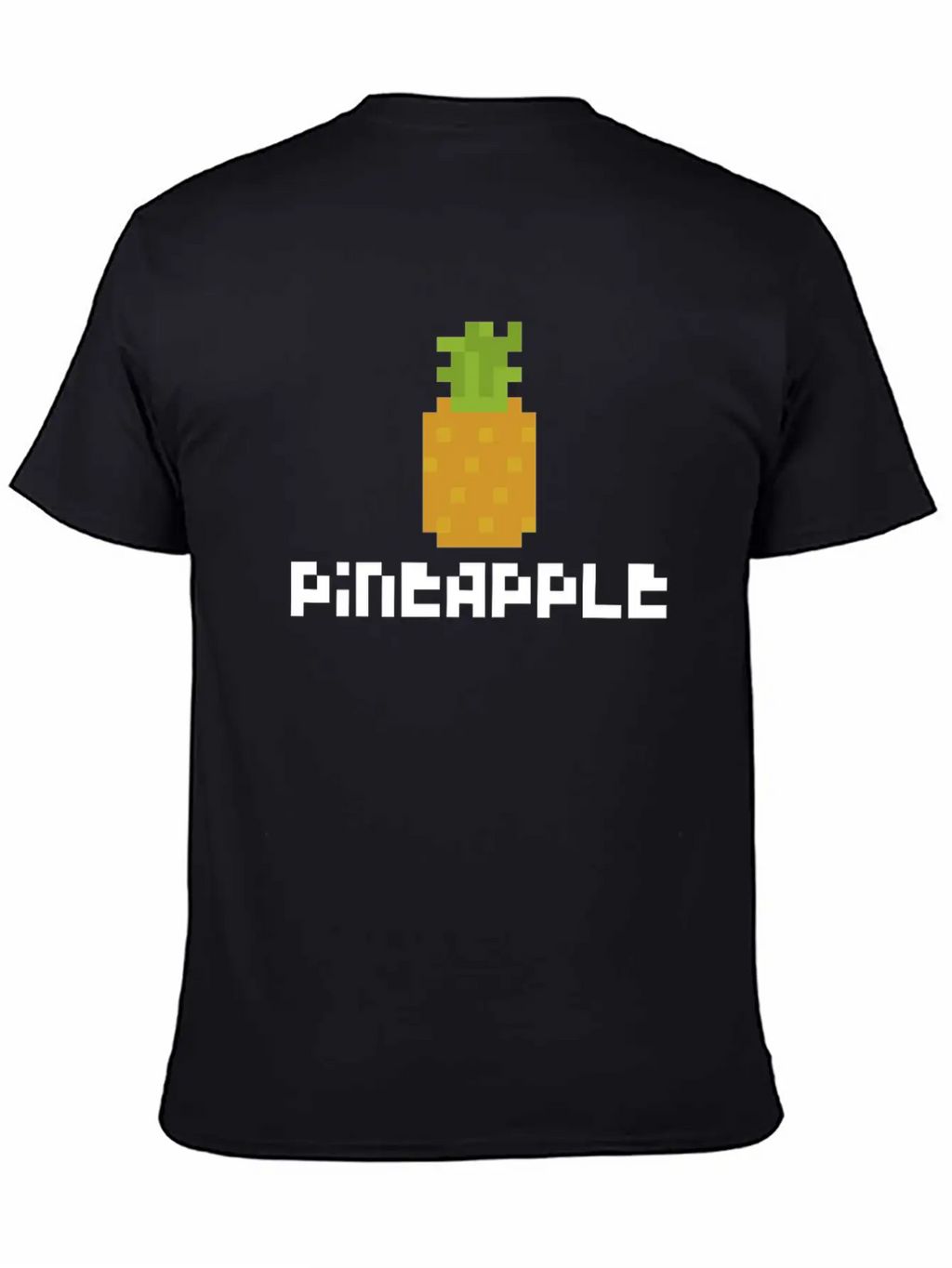Pixel Pineapple Breathable Graphic T-Shirt – Perfect For Casual Days