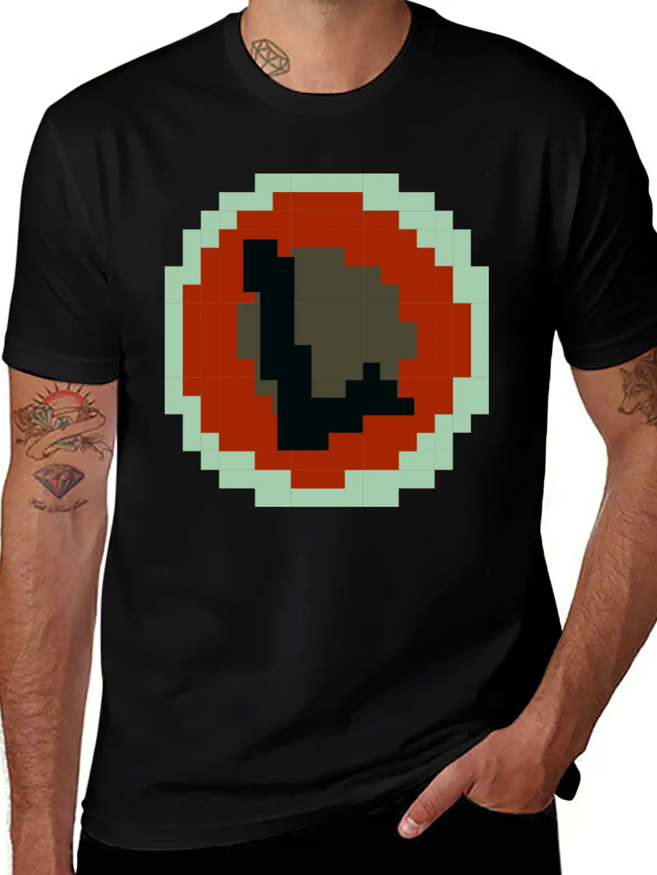 Pixelated Letter L Timeless Short Sleeve Tee – Comfy And Minimalist Design