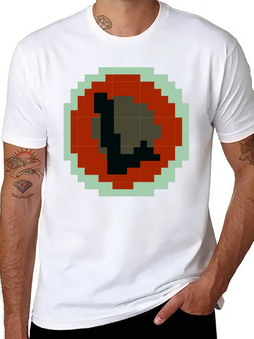 Pixelated Letter L Timeless Short Sleeve Tee – Comfy And Minimalist Design