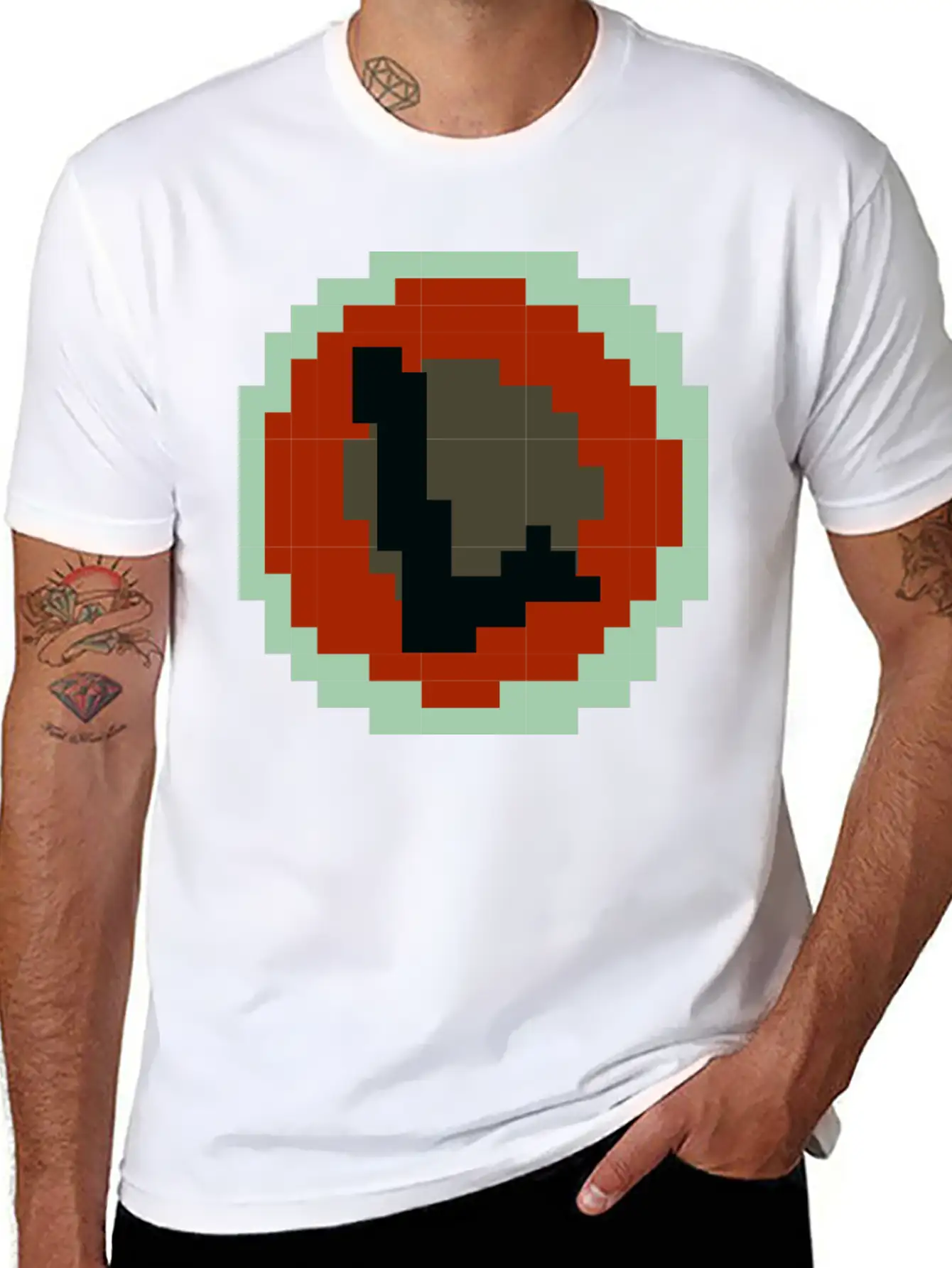 Pixelated Letter L Timeless Short Sleeve Tee – Comfy And Minimalist Design
