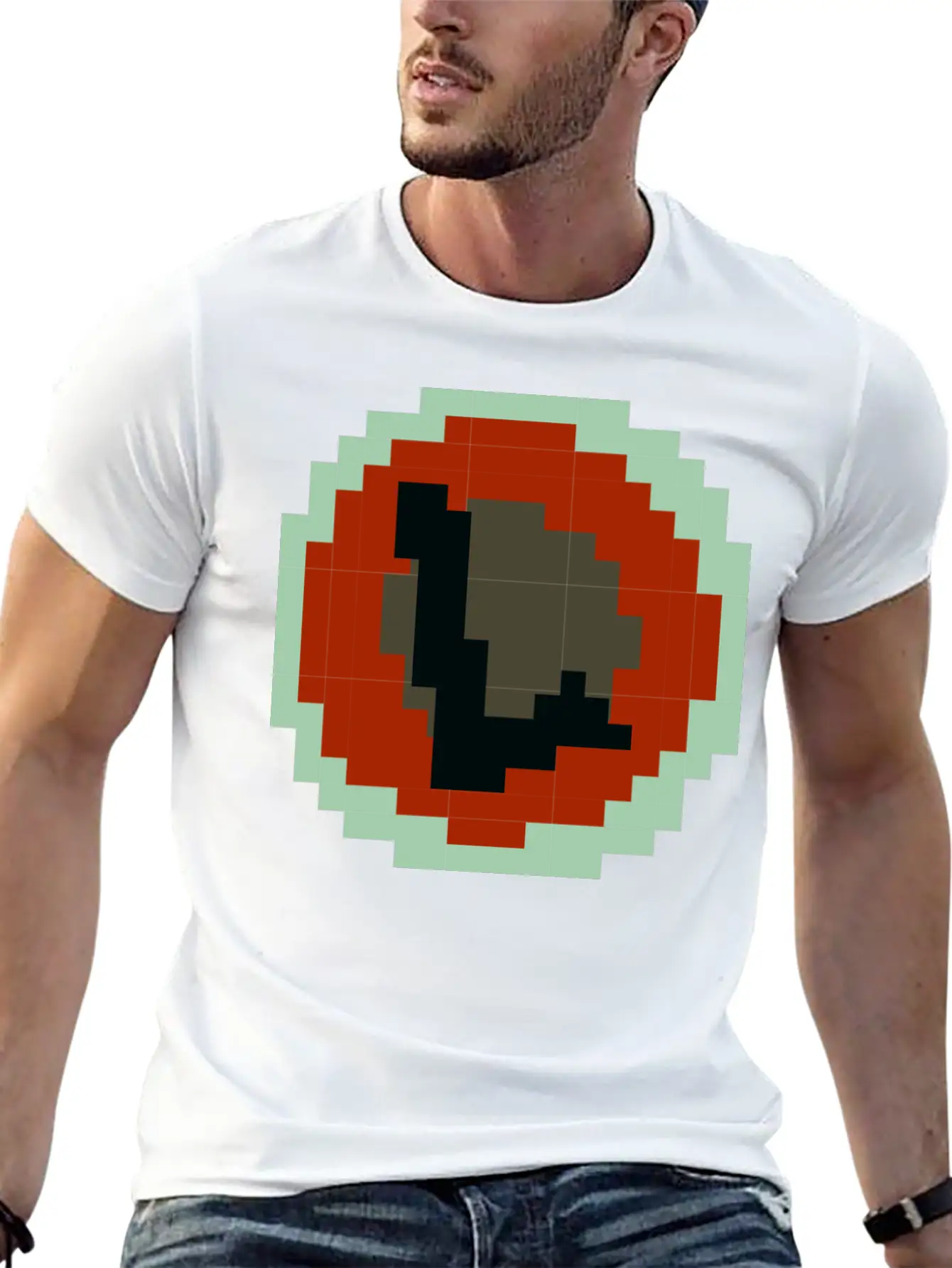 Pixelated Letter L Timeless Short Sleeve Tee – Comfy And Minimalist Design