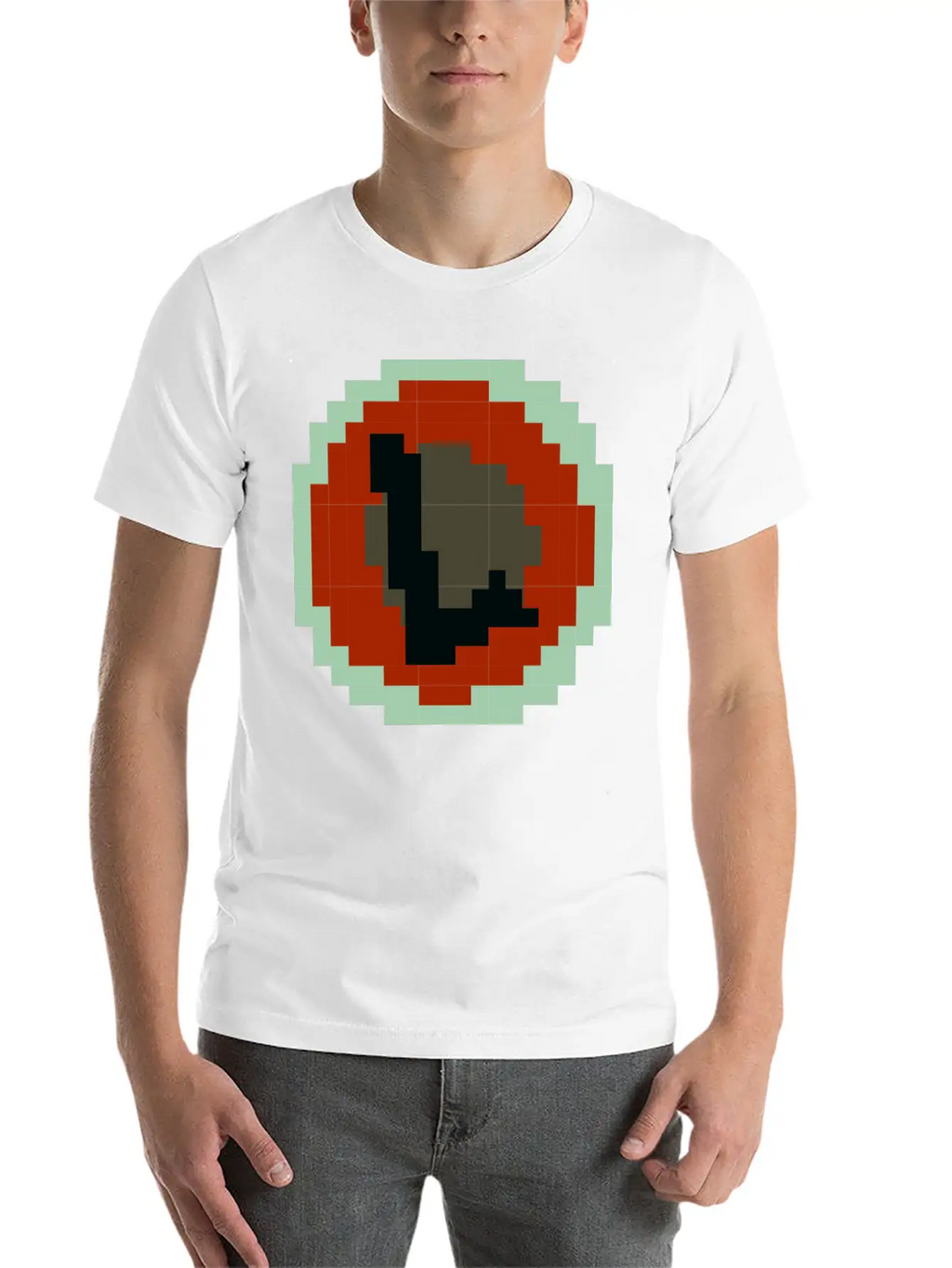 Pixelated Letter L Timeless Short Sleeve Tee – Comfy And Minimalist Design