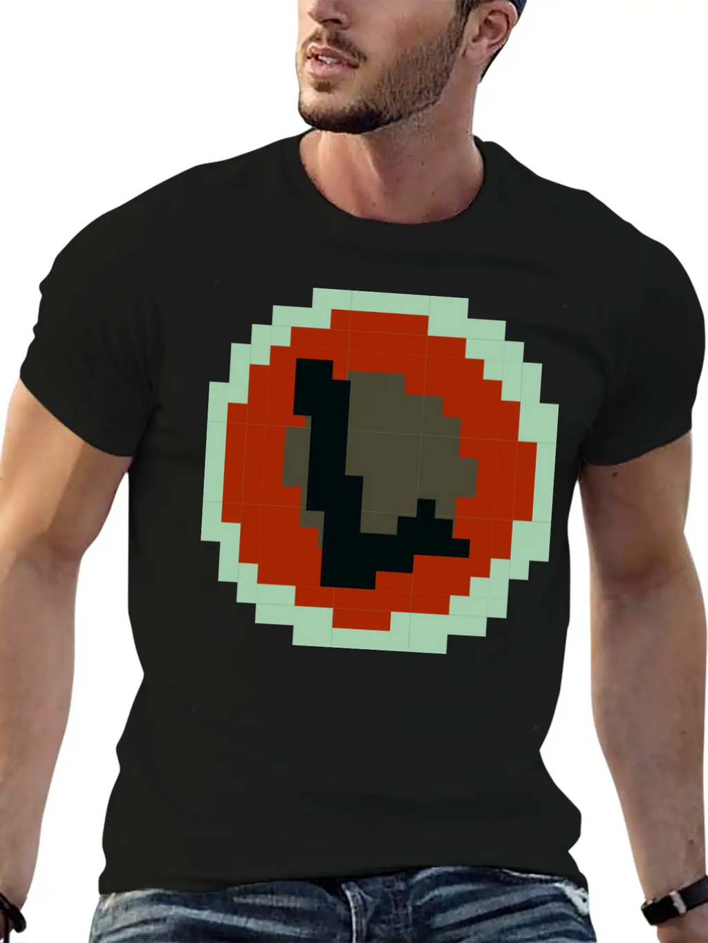 Pixelated Letter L Timeless Short Sleeve Tee – Comfy And Minimalist Design