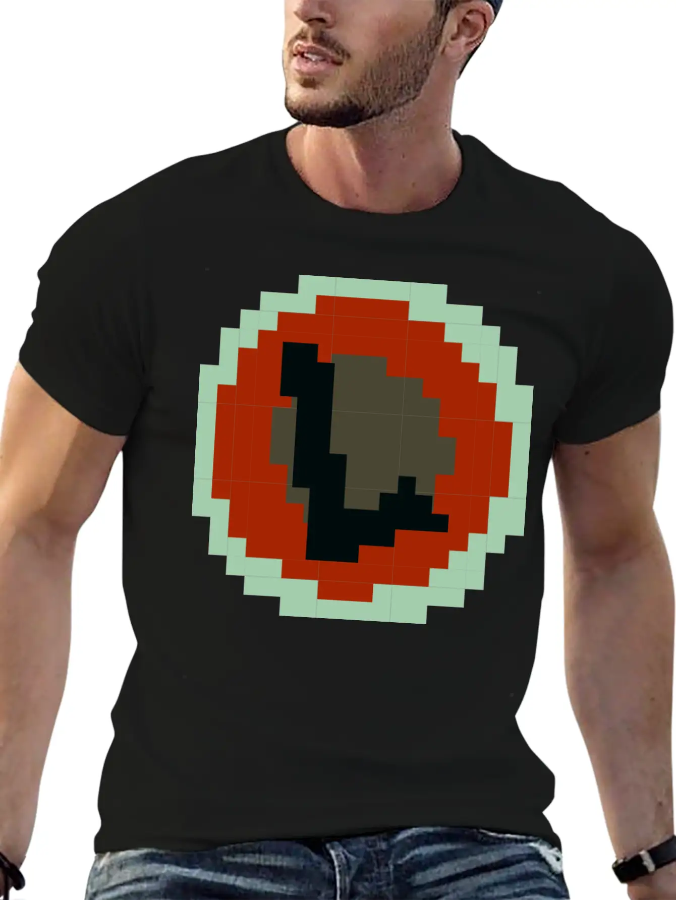 Pixelated Letter L Timeless Short Sleeve Tee – Comfy And Minimalist Design