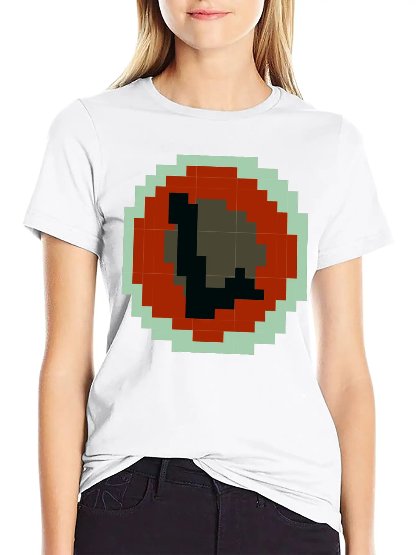 Pixelated Letter L Timeless Short Sleeve Tee – Comfy And Minimalist Design