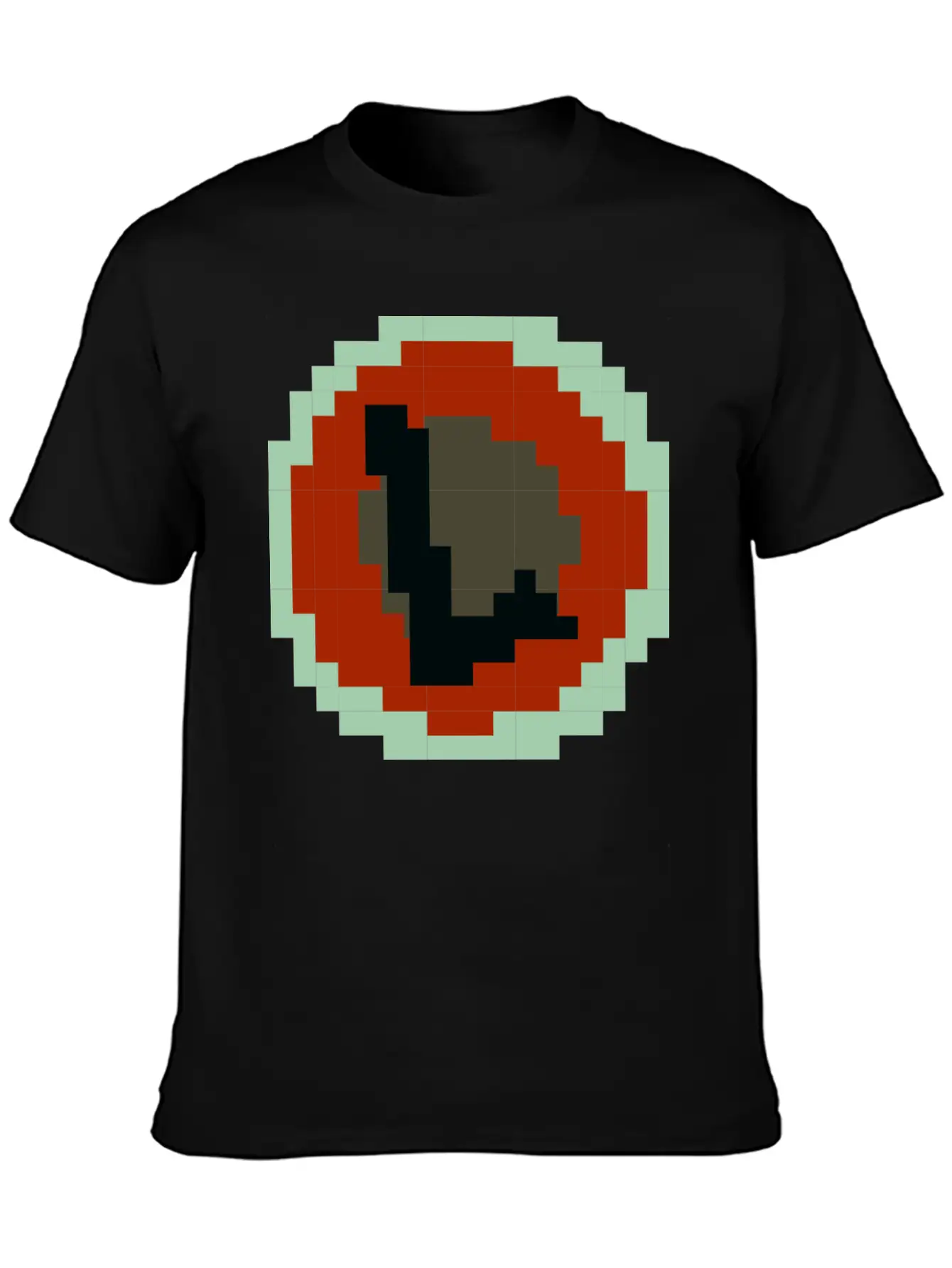 Pixelated Letter L Timeless Short Sleeve Tee – Comfy And Minimalist Design